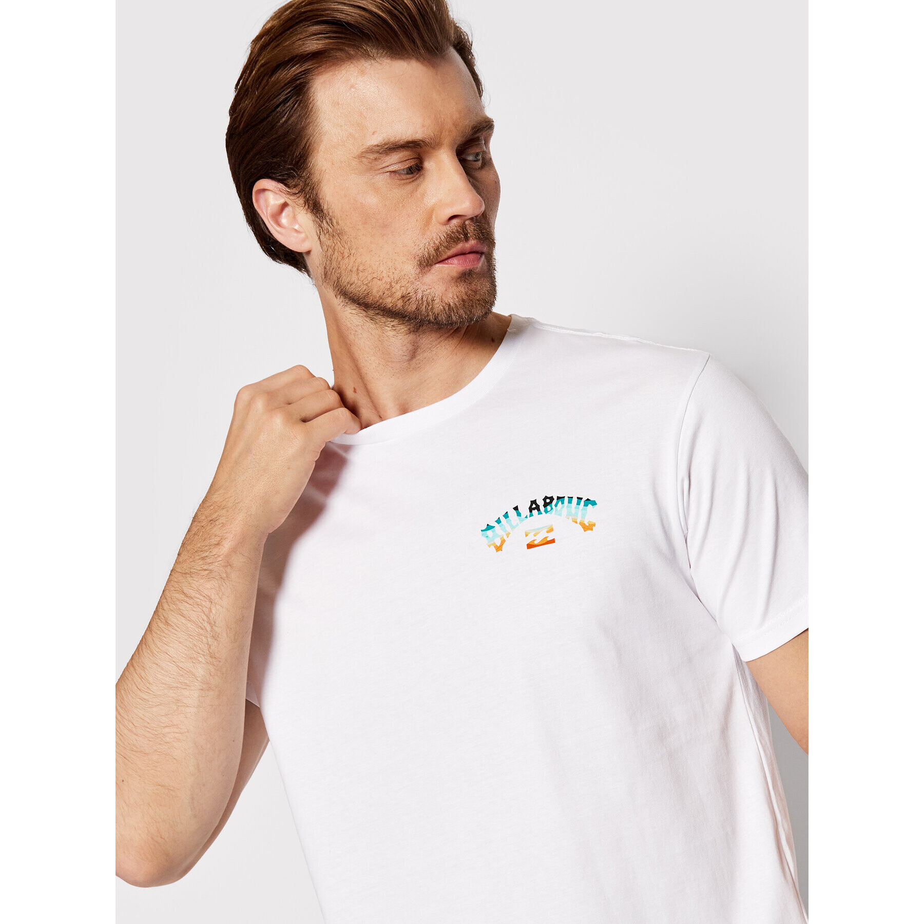 Billabong Тишърт Arch Fill C1SS10 BIP2 Бял Regular Fit - Pepit.bg