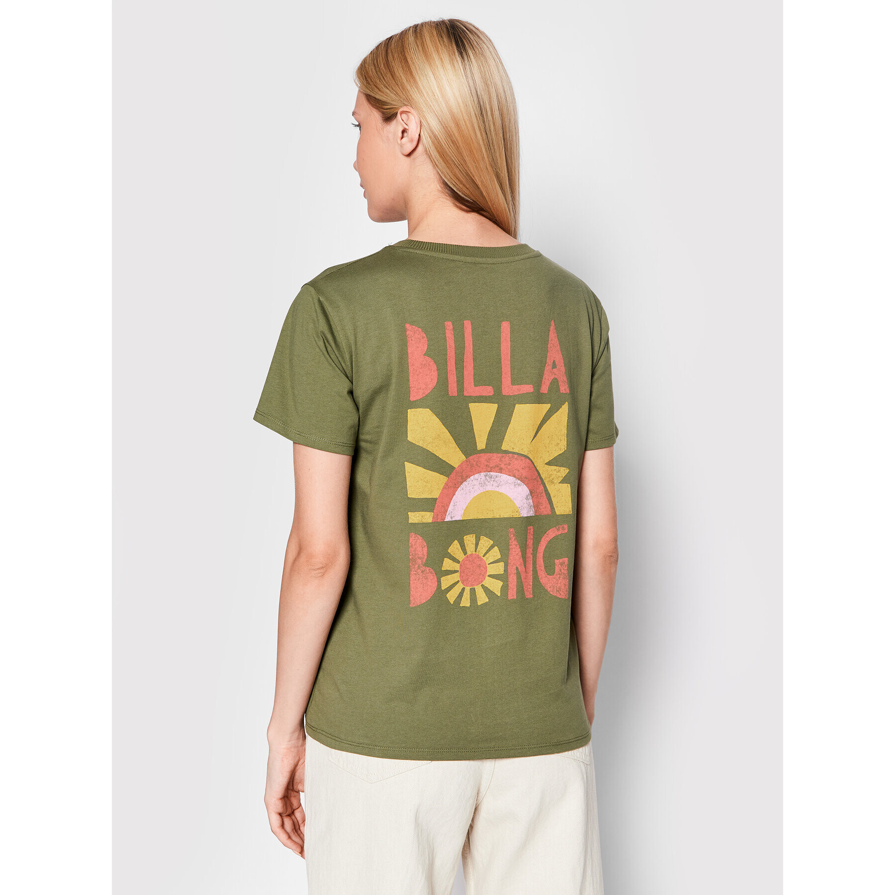 Billabong Тишърт C3SS14 BIP2 Зелен Regular Fit - Pepit.bg