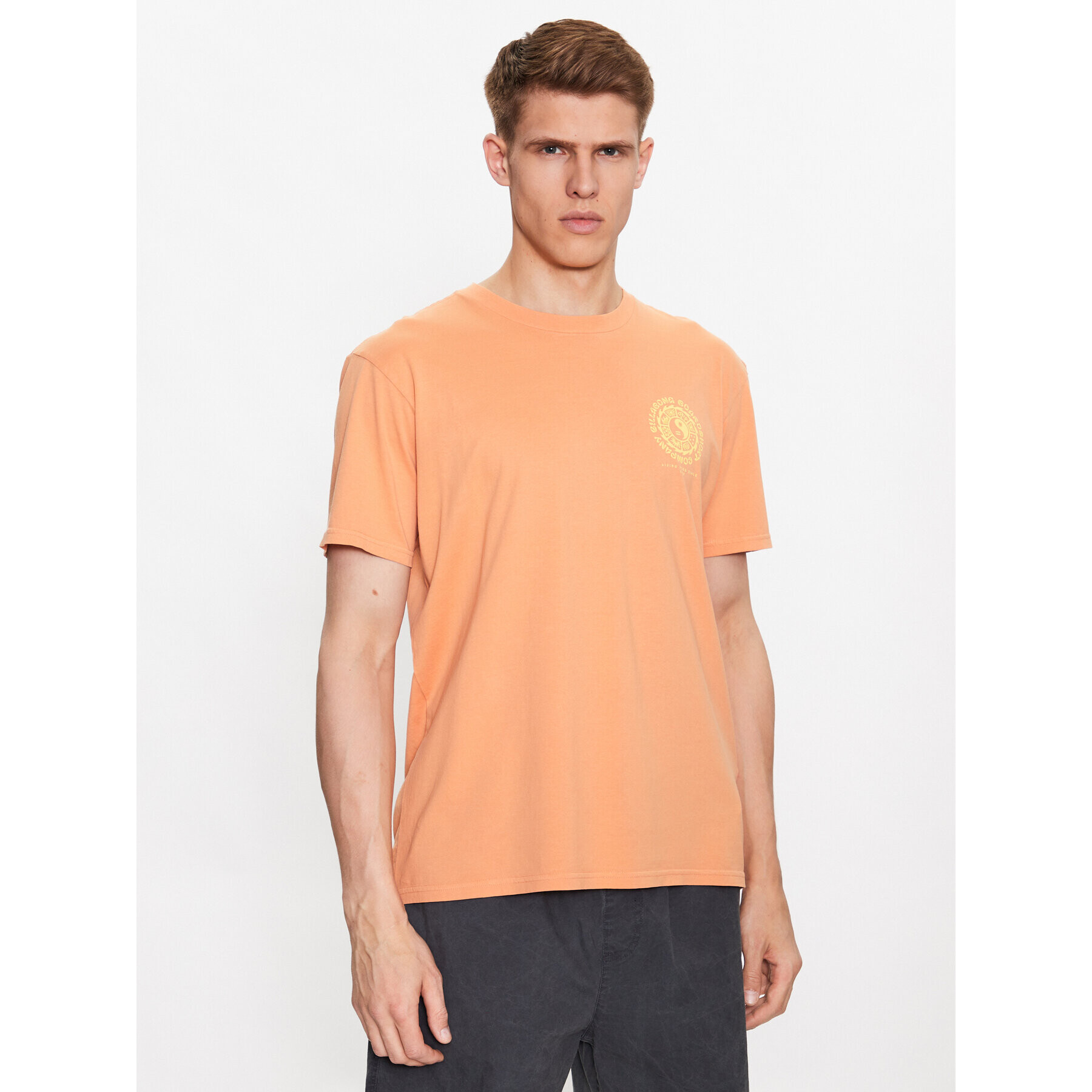 Billabong Тишърт Connection ABYZT01708 Оранжев Regular Fit - Pepit.bg