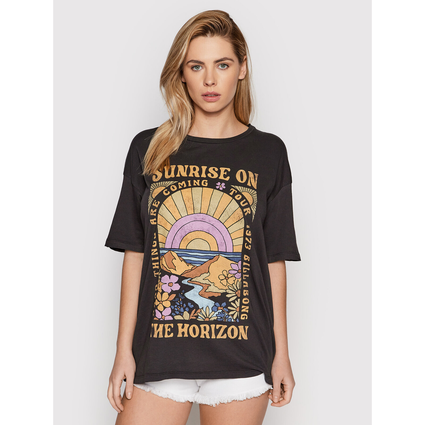 Billabong Тишърт On The Horizon C3SS32 BIP2 Черен Boy Fit - Pepit.bg