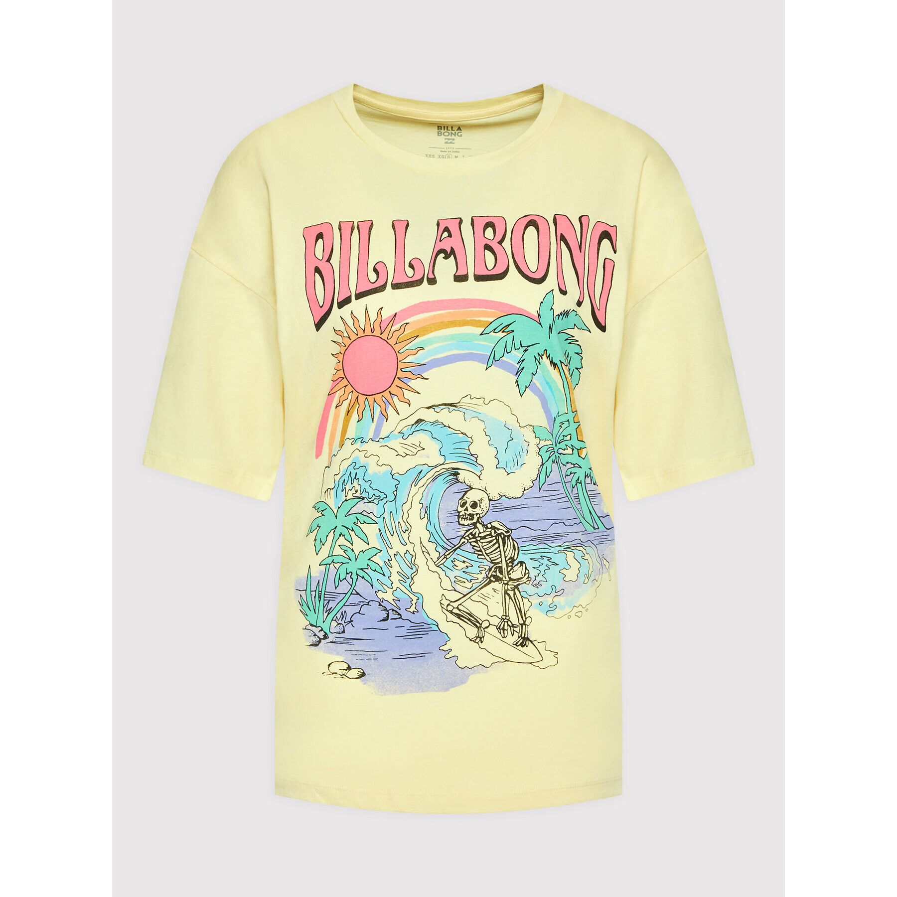 Billabong Тишърт Over The Rainbow C3SS34 BIP2 Жълт Boy Fit - Pepit.bg