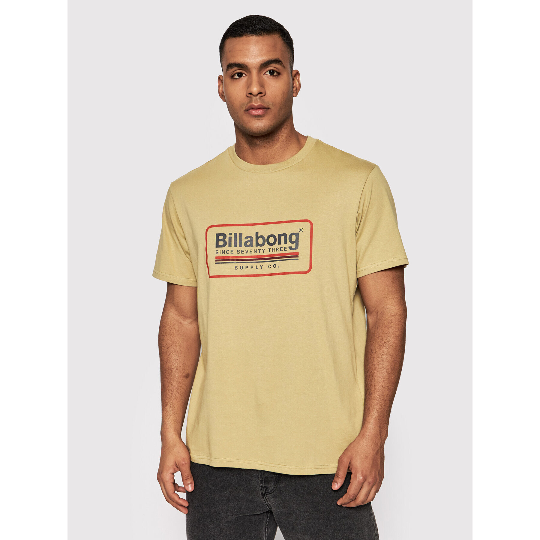 Billabong Тишърт Pacifico C1SS04 BIP2 Бежов Regular Fit - Pepit.bg