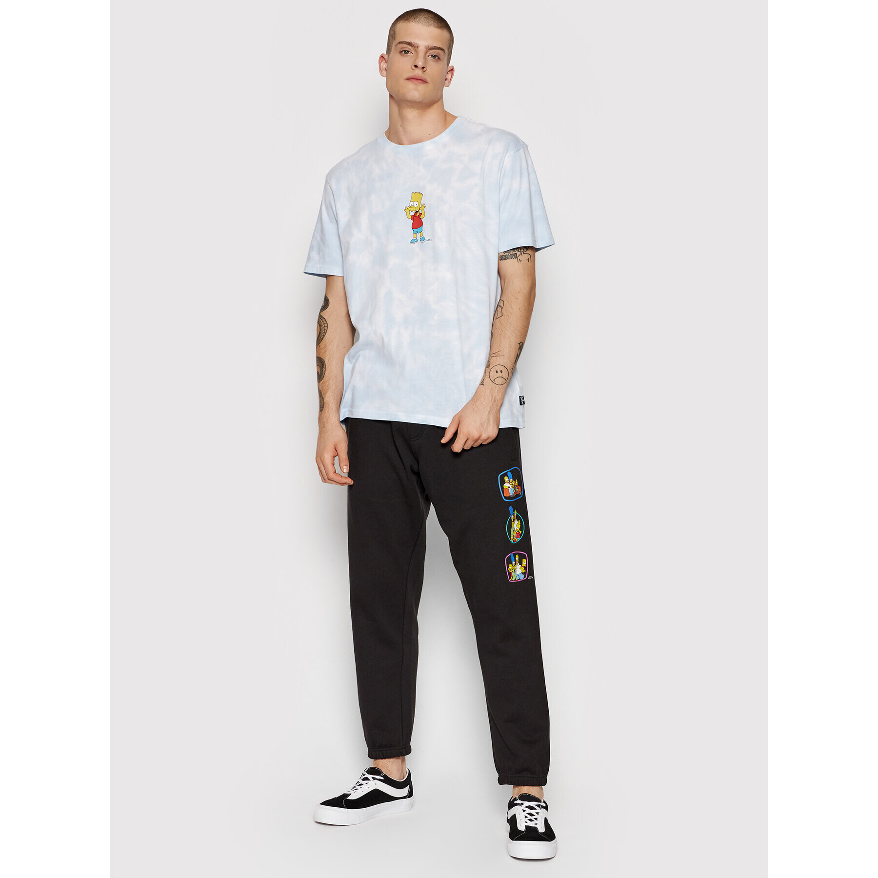Billabong Тишърт SIMPSONS Bart A1SS34 Син Relaxed Fit - Pepit.bg