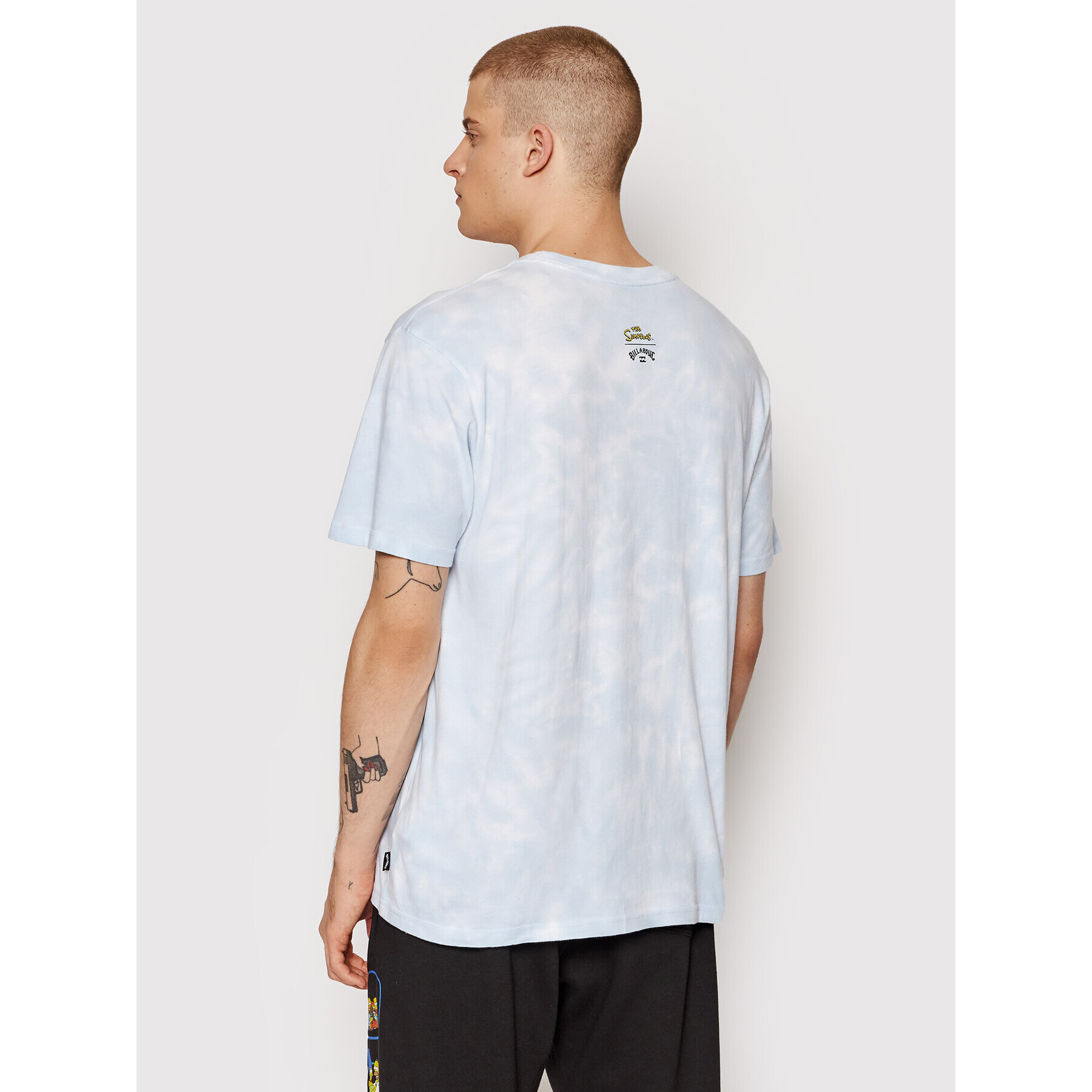 Billabong Тишърт SIMPSONS Bart A1SS34 Син Relaxed Fit - Pepit.bg