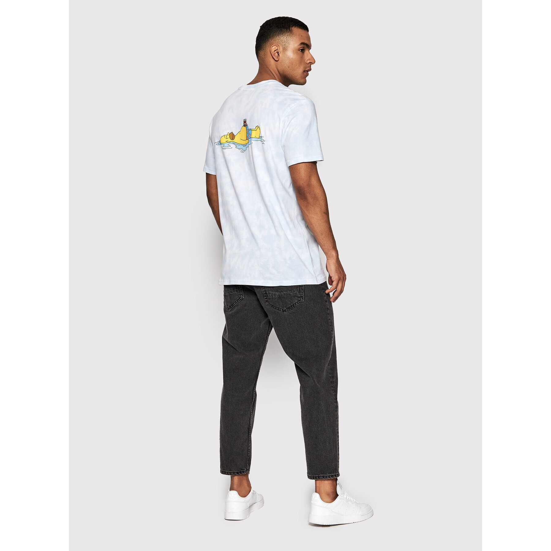 Billabong Тишърт SIMPSONS C1SS87 BIP2 Бял Regular Fit - Pepit.bg