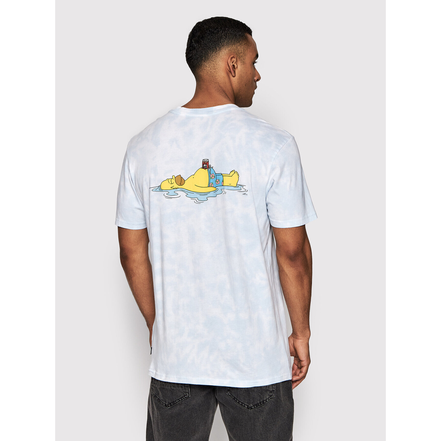 Billabong Тишърт SIMPSONS C1SS87 BIP2 Бял Regular Fit - Pepit.bg