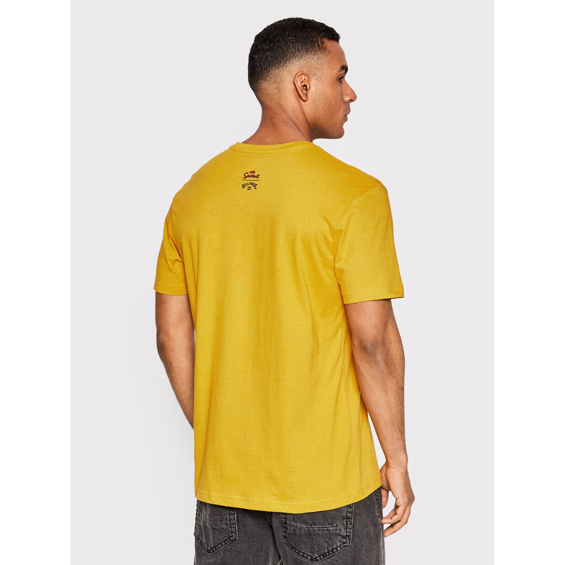 Billabong Тишърт SIMPSONS Duff Buds C1SS76 BIP2 Жълт Regular Fit - Pepit.bg