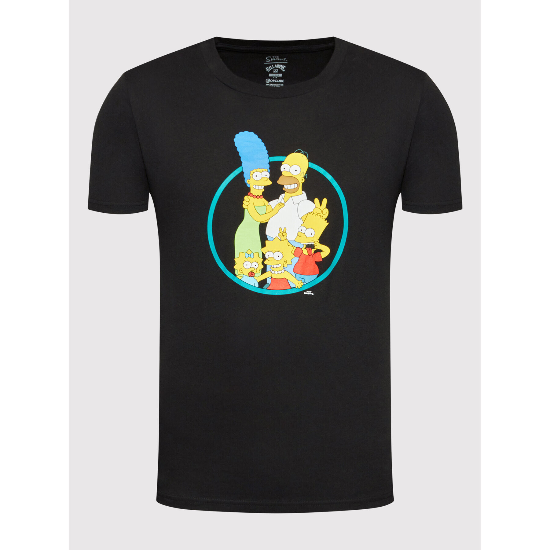 Billabong Тишърт SIMPSONS Family A1SS36 Черен Relaxed Fit - Pepit.bg