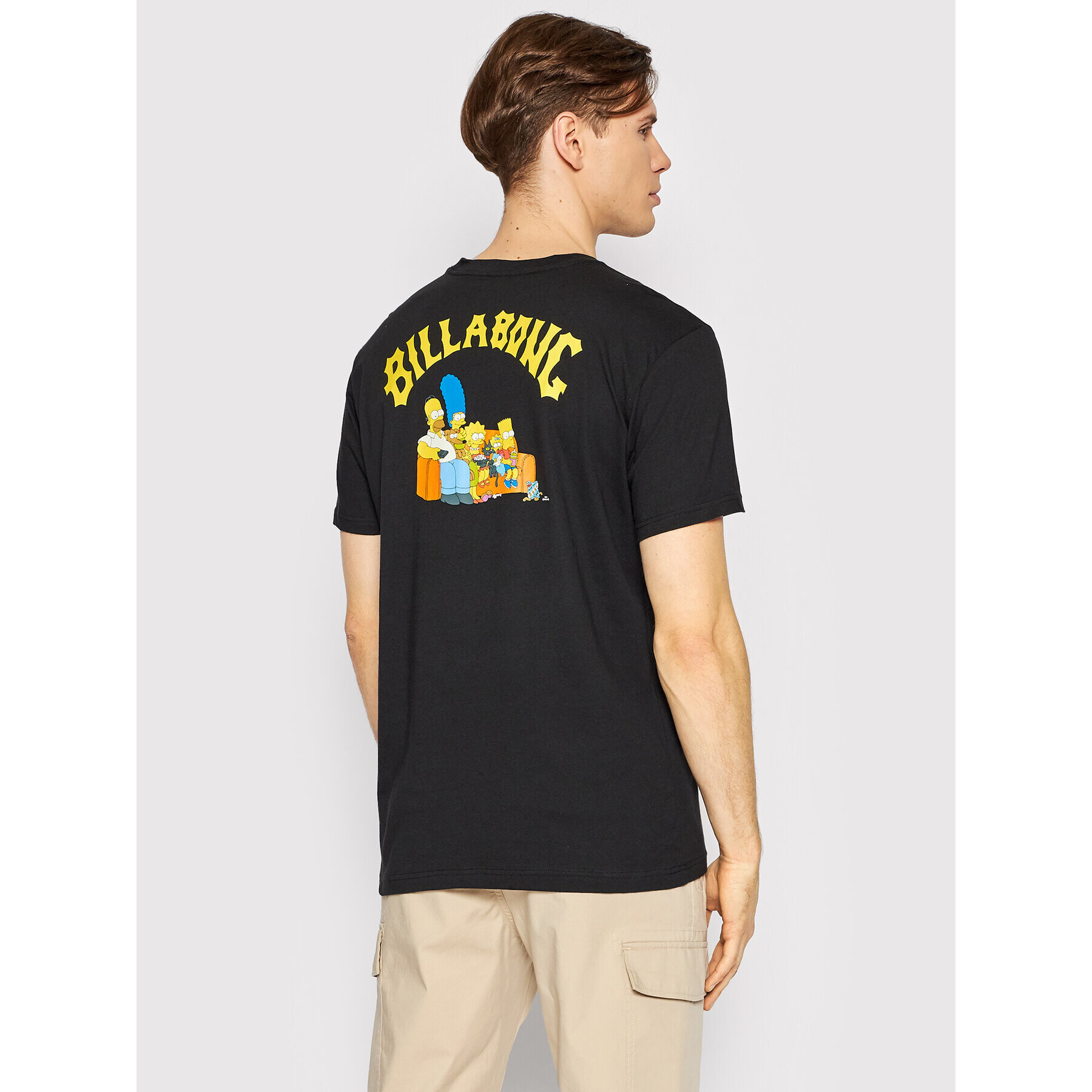 Billabong Тишърт SIMPSONS Family Couch C1SS79 BIP2 Черен Regular Fit - Pepit.bg