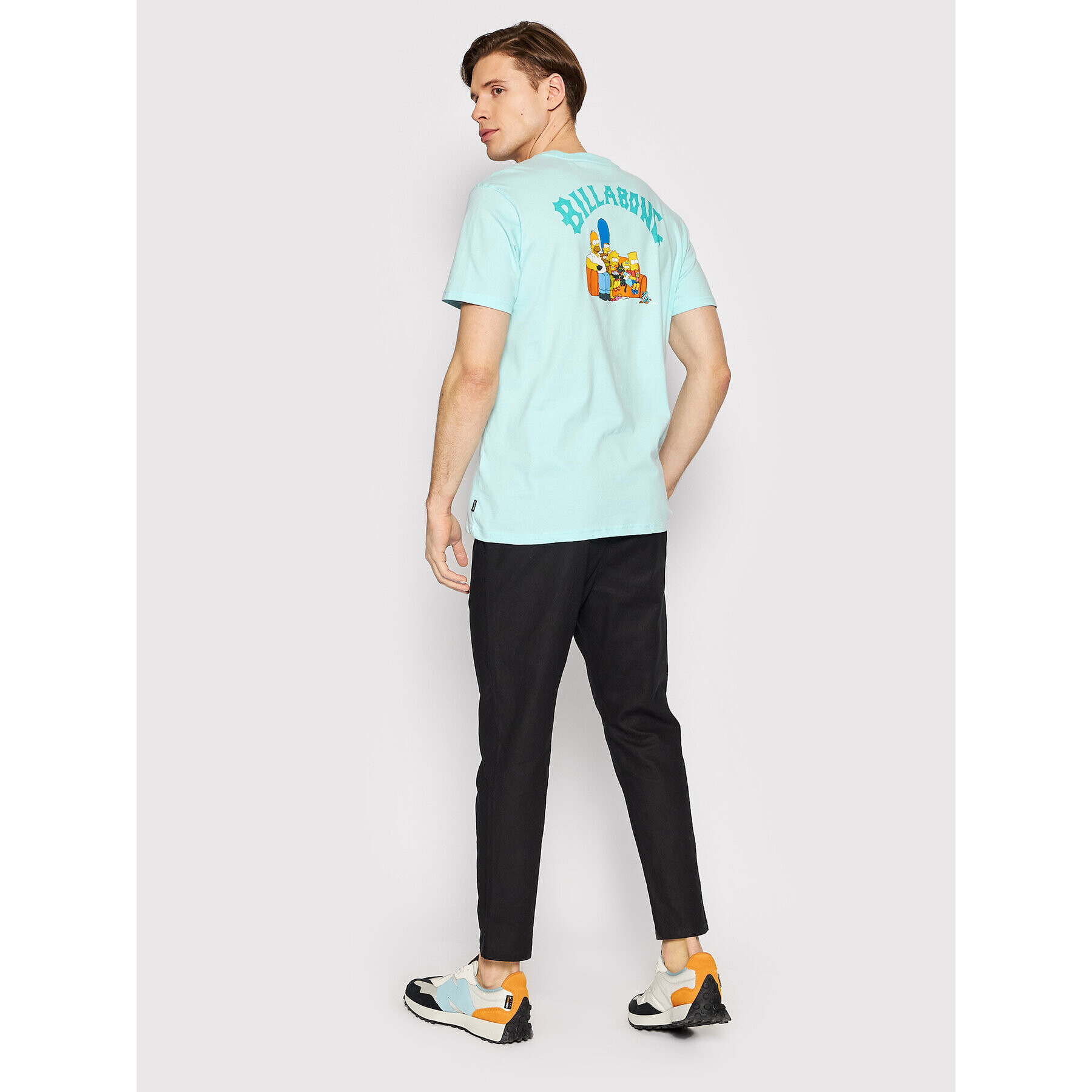 Billabong Тишърт SIMPSONS Family Couch C1SS79 BIP2 Син Regular Fit - Pepit.bg
