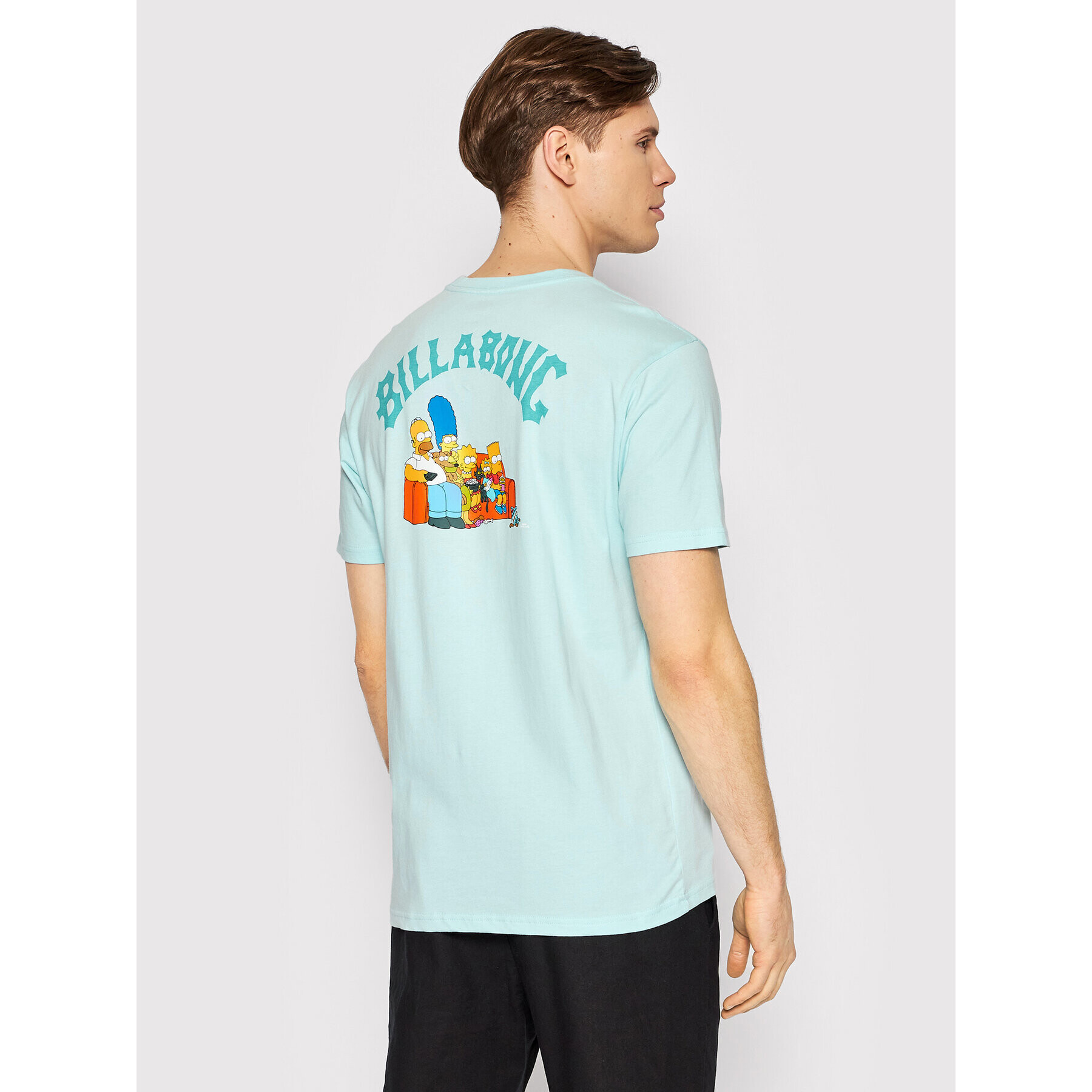 Billabong Тишърт SIMPSONS Family Couch C1SS79 BIP2 Син Regular Fit - Pepit.bg
