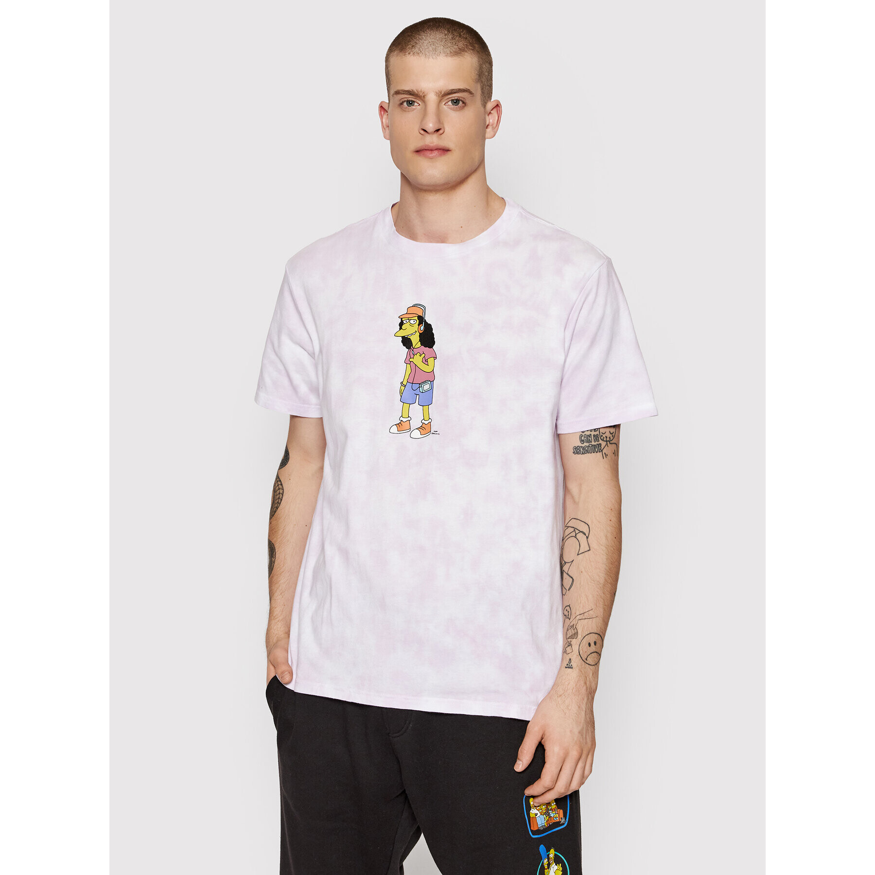 Billabong Тишърт SIMPSONS Otto A1SS38 Виолетов Relaxed Fit - Pepit.bg