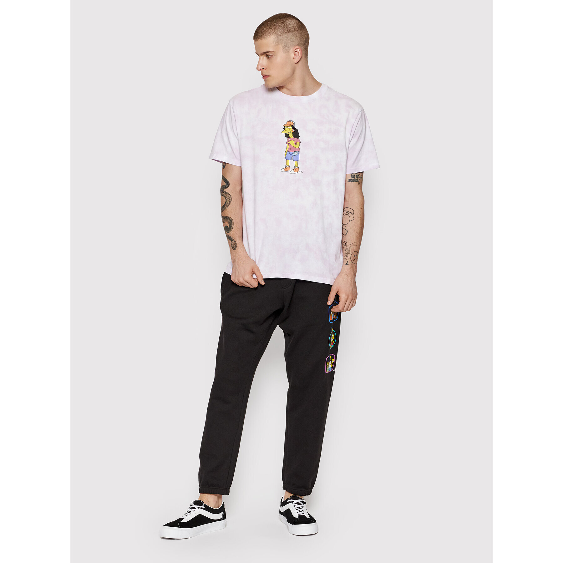 Billabong Тишърт SIMPSONS Otto A1SS38 Виолетов Relaxed Fit - Pepit.bg