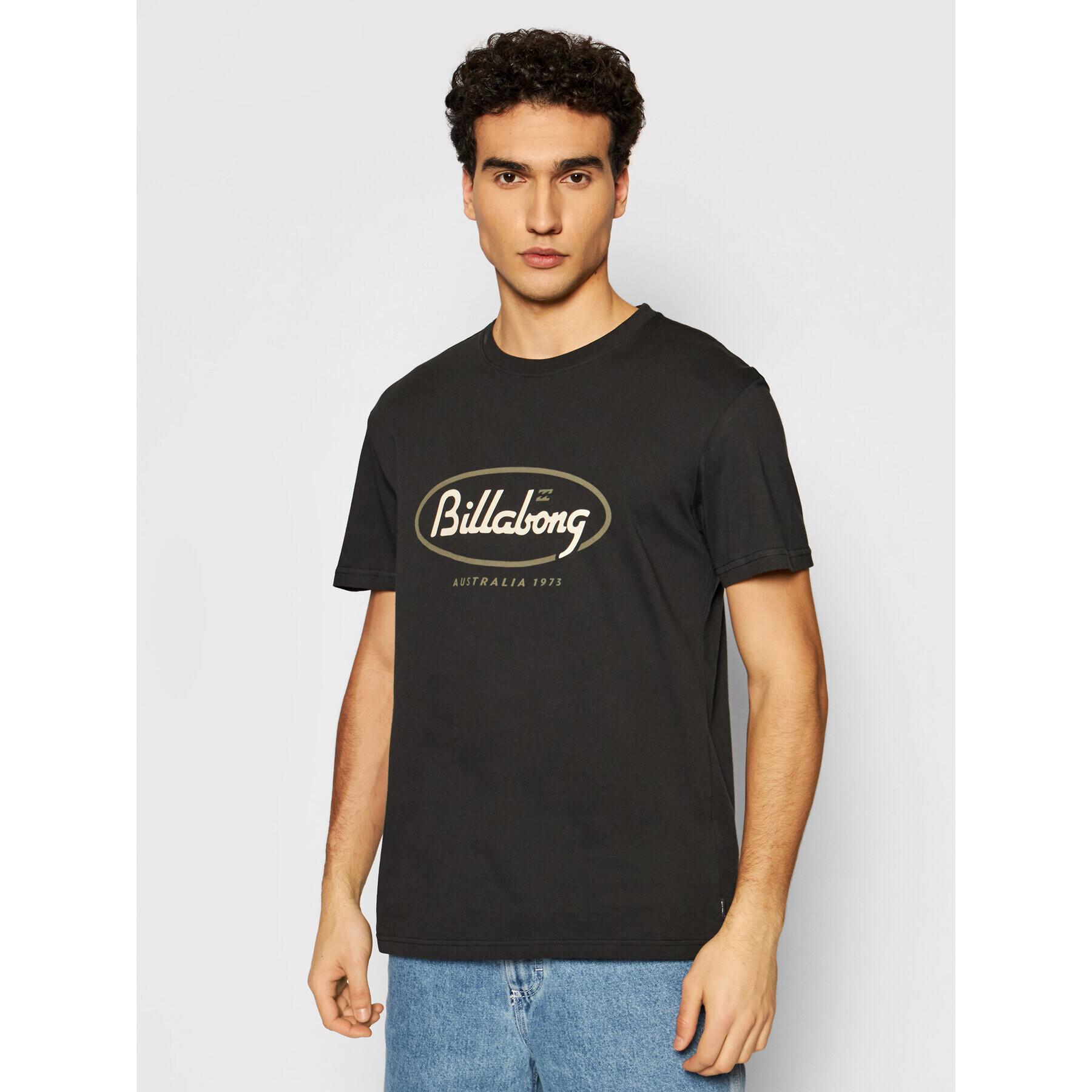 Billabong Тишърт State Beach S1SS03 BIP0 Черен Regular Fit - Pepit.bg