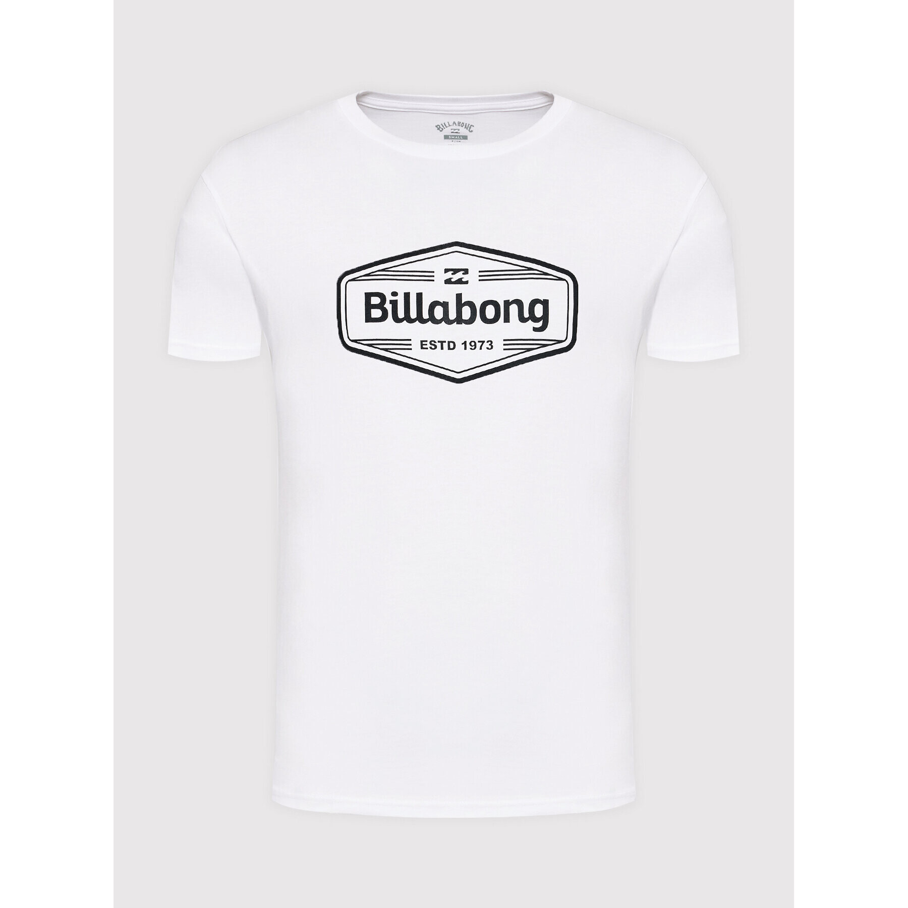 Billabong Тишърт Trademark C1SS62 BIP2 Бял Regular Fit - Pepit.bg