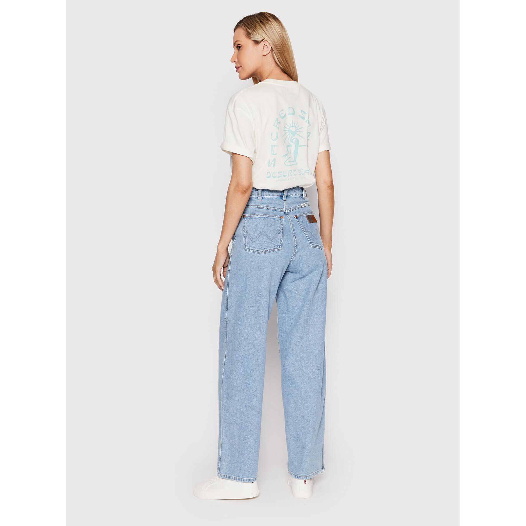 Billabong Тишърт WRANGLER Sacred Sands D1SS36 Бял Regular Fit - Pepit.bg