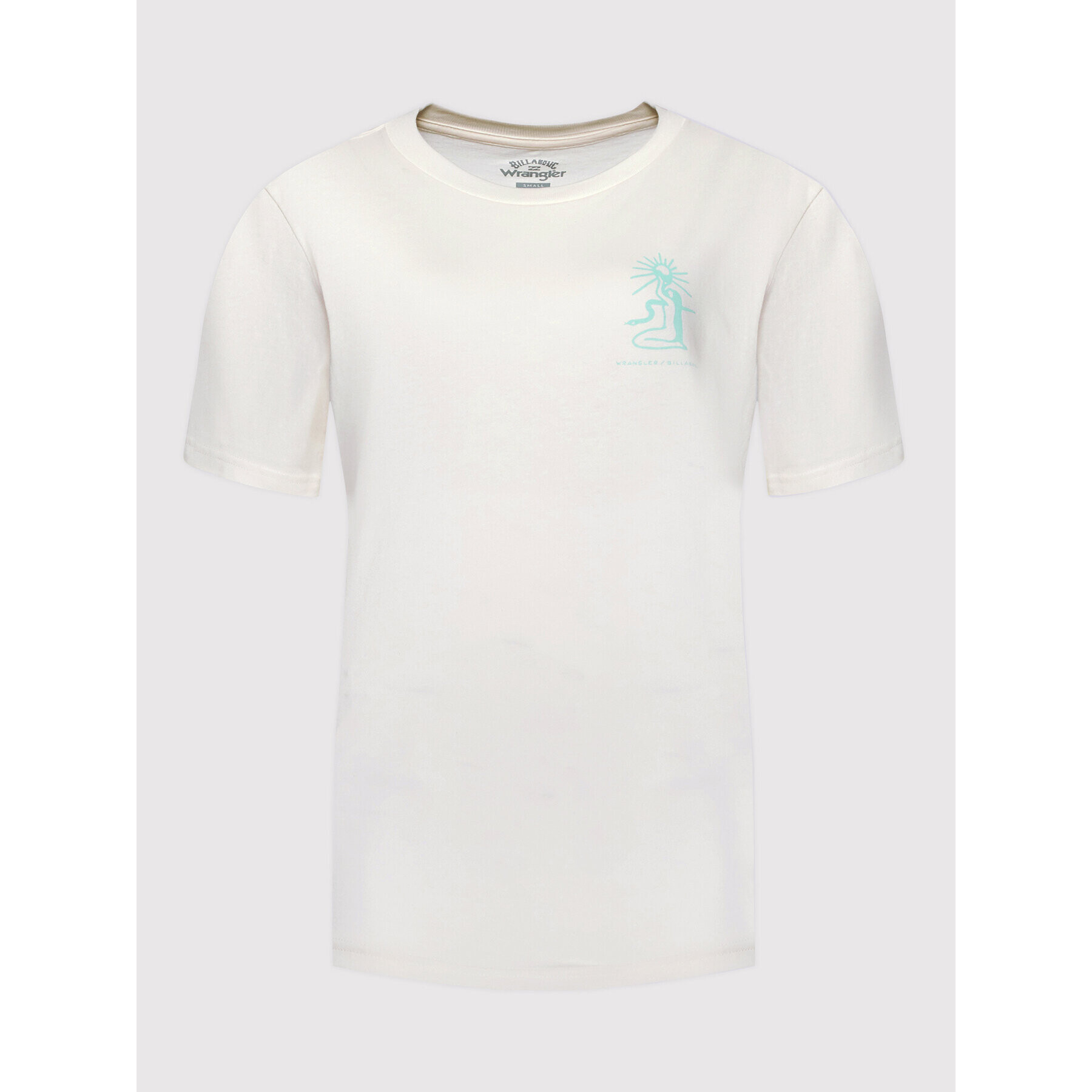 Billabong Тишърт WRANGLER Sacred Sands D1SS36 Бял Regular Fit - Pepit.bg