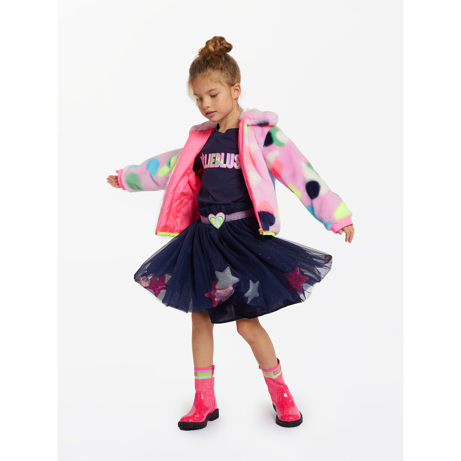Billieblush Блуза U15C07 Тъмносин Regular Fit - Pepit.bg