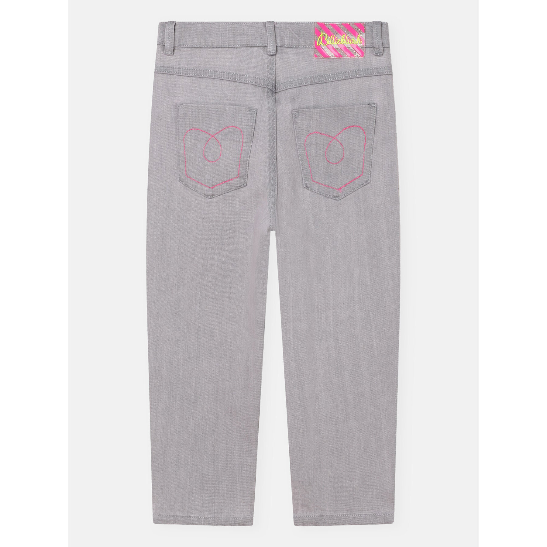 Billieblush Дънки U14680 Сив Mom Fit - Pepit.bg