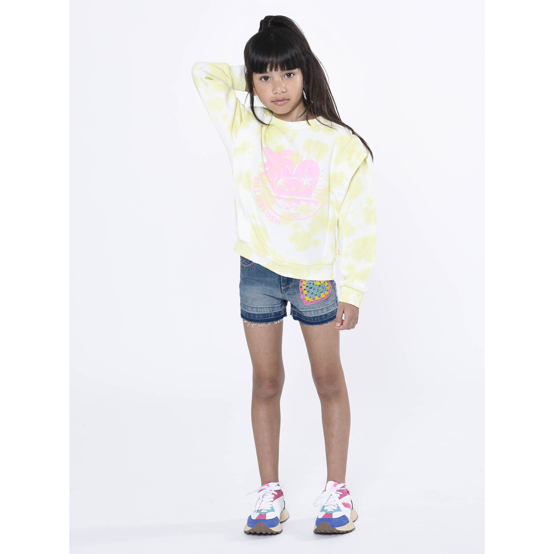 Billieblush Дънкови шорти U14647 Бежов Regular Fit - Pepit.bg