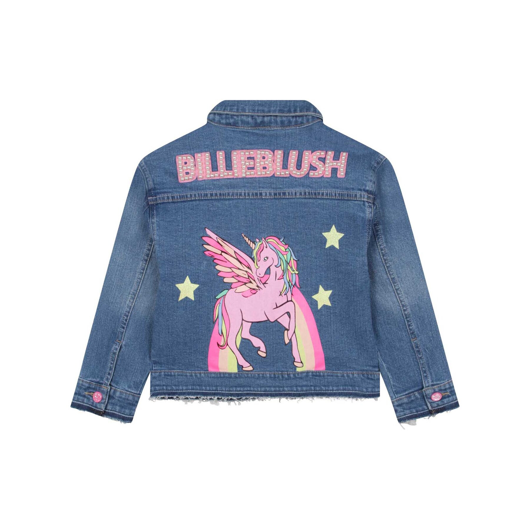 Billieblush Дънково яке U16348 Бежов Regular Fit - Pepit.bg