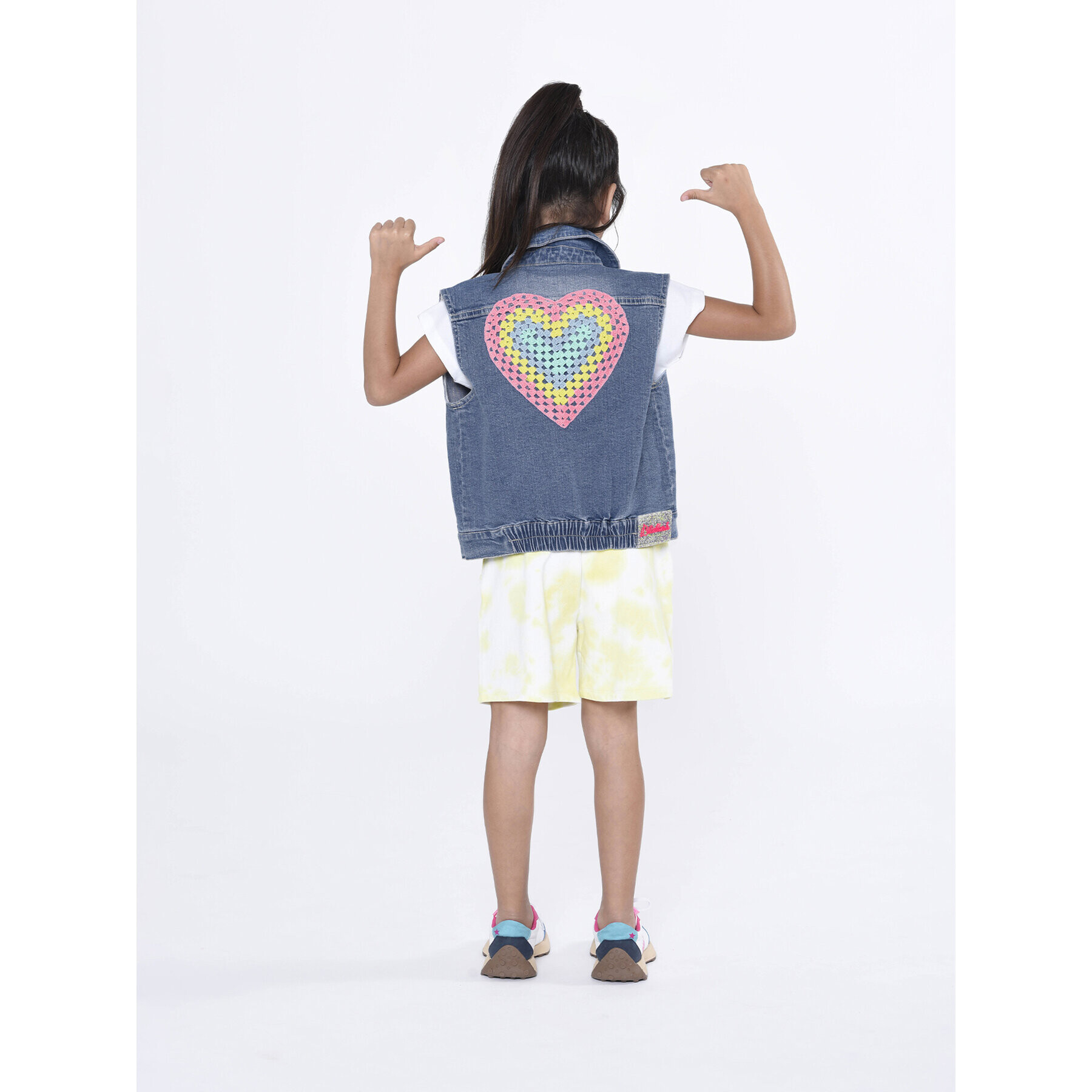 Billieblush Дънково яке U16359 Бежов Regular Fit - Pepit.bg