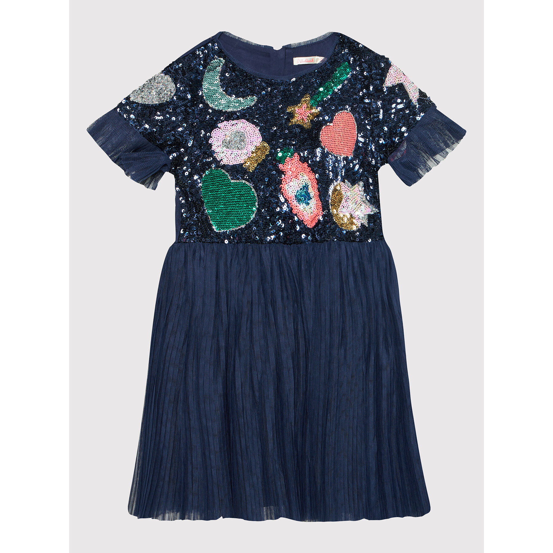 Billieblush Елегантна рокля U12685 Тъмносин Regular Fit - Pepit.bg