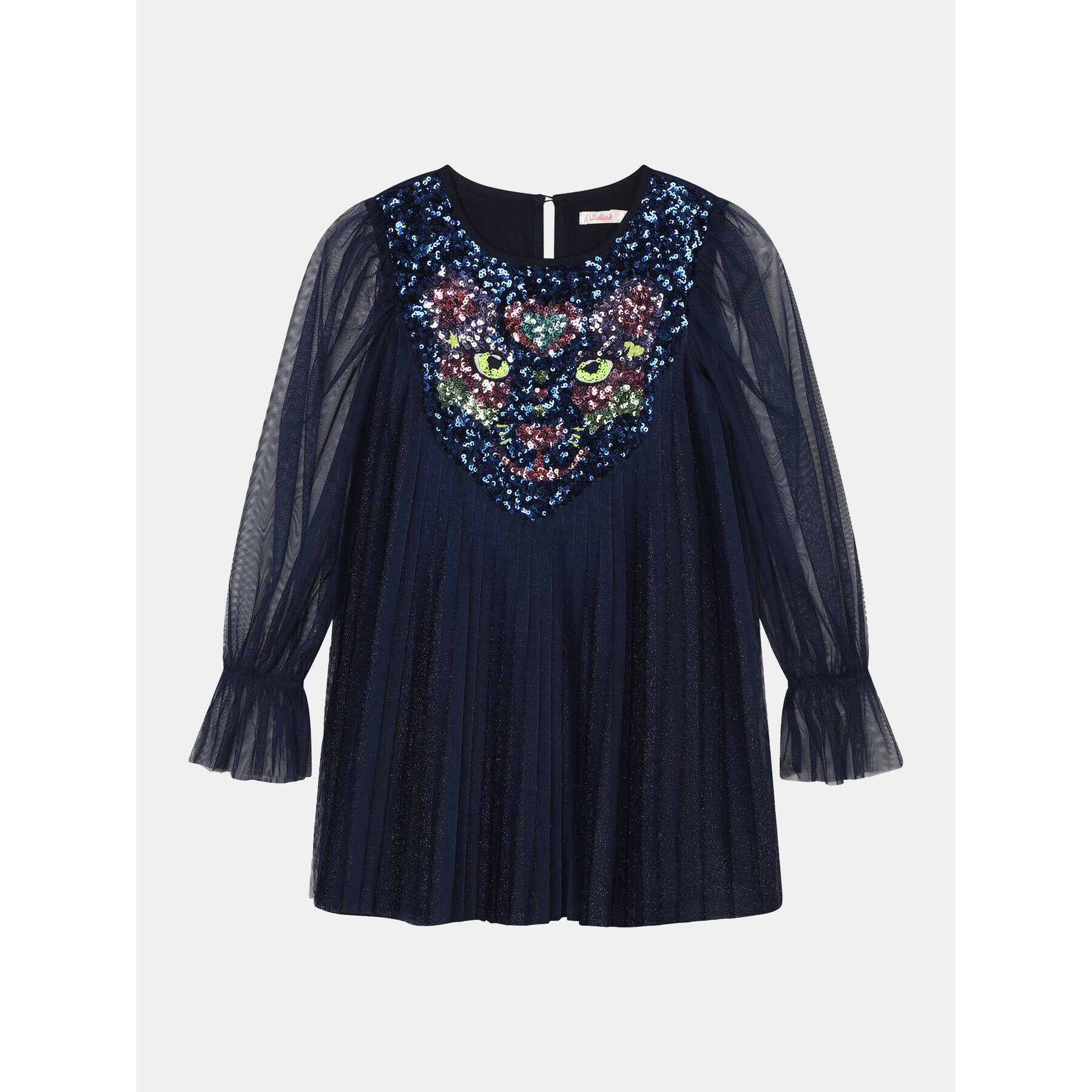 Billieblush Ежедневна рокля U12862 Тъмносин Regular Fit - Pepit.bg