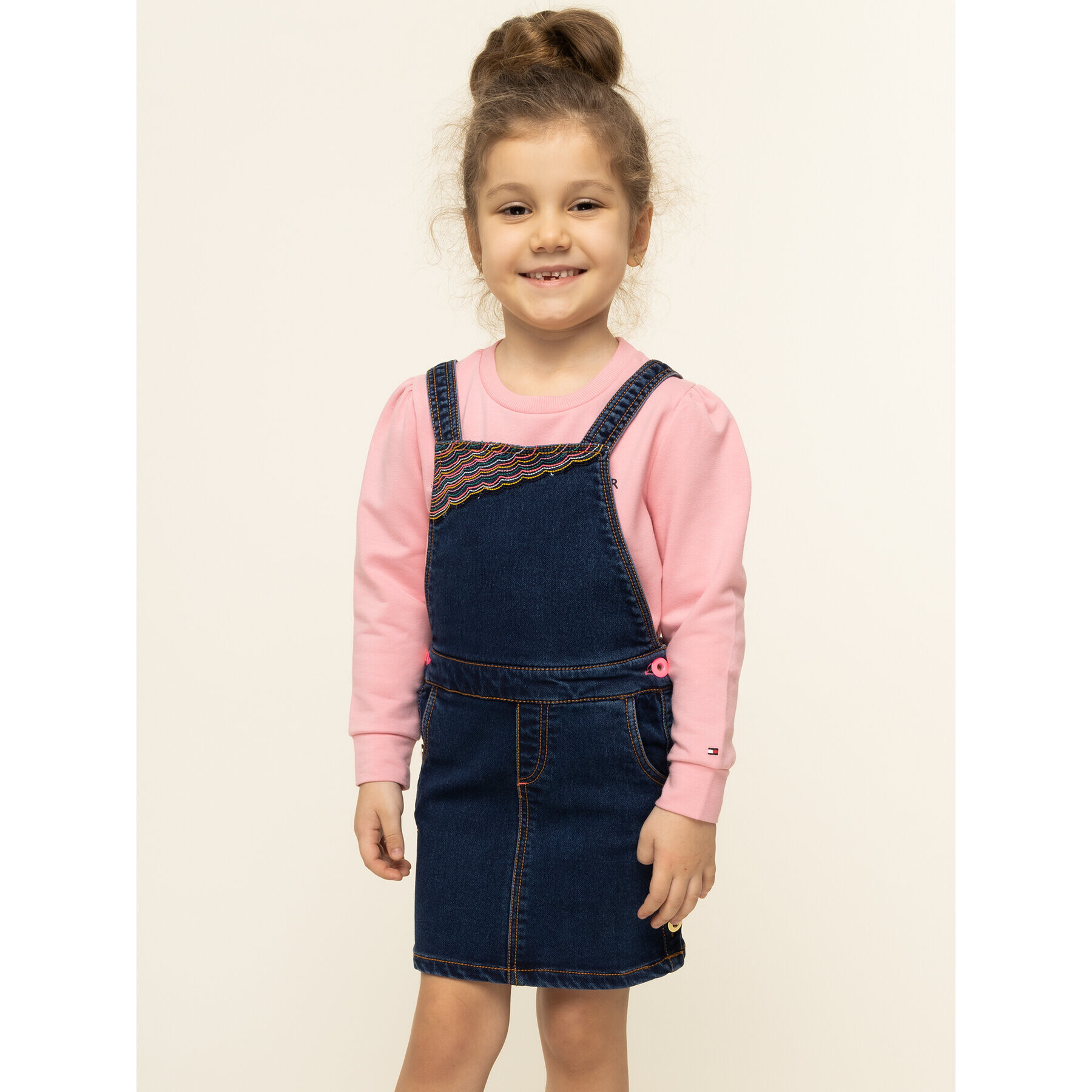 Billieblush Ежедневна рокля U12497 Тъмносин Regular Fit - Pepit.bg