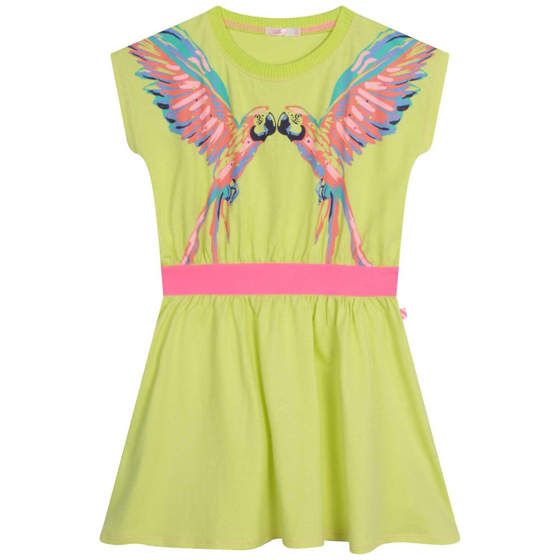 Billieblush Плетена рокля U12807 Жълт Regular Fit - Pepit.bg