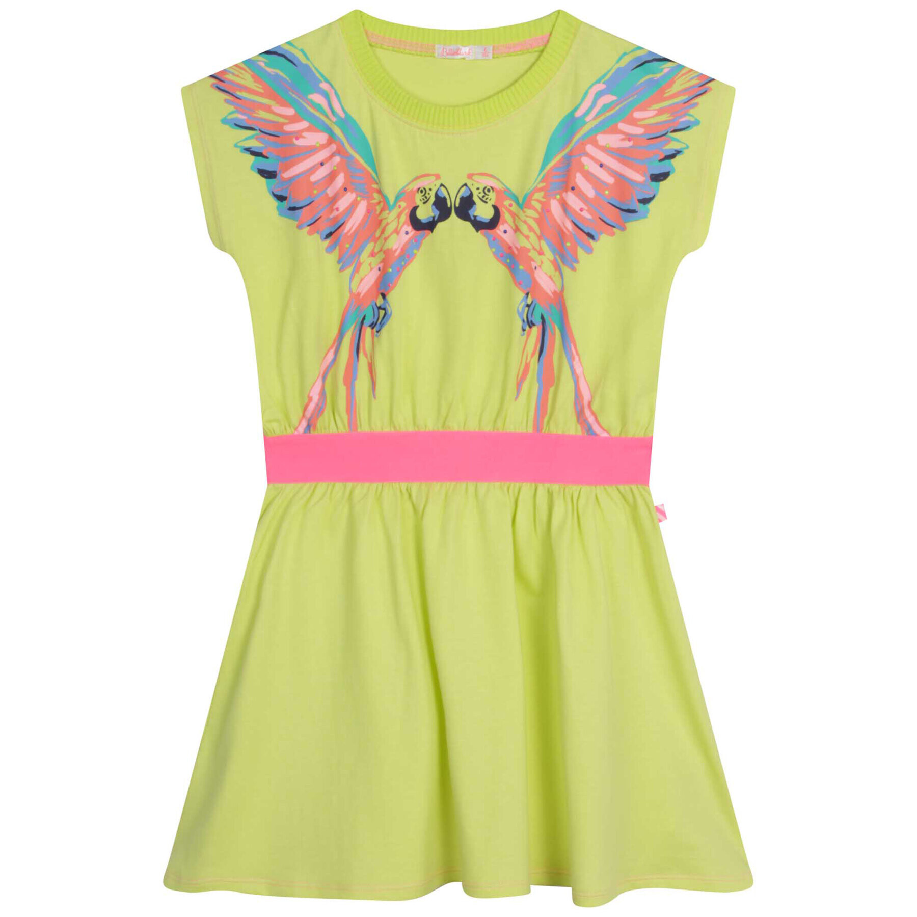 Billieblush Плетена рокля U12807 Жълт Regular Fit - Pepit.bg