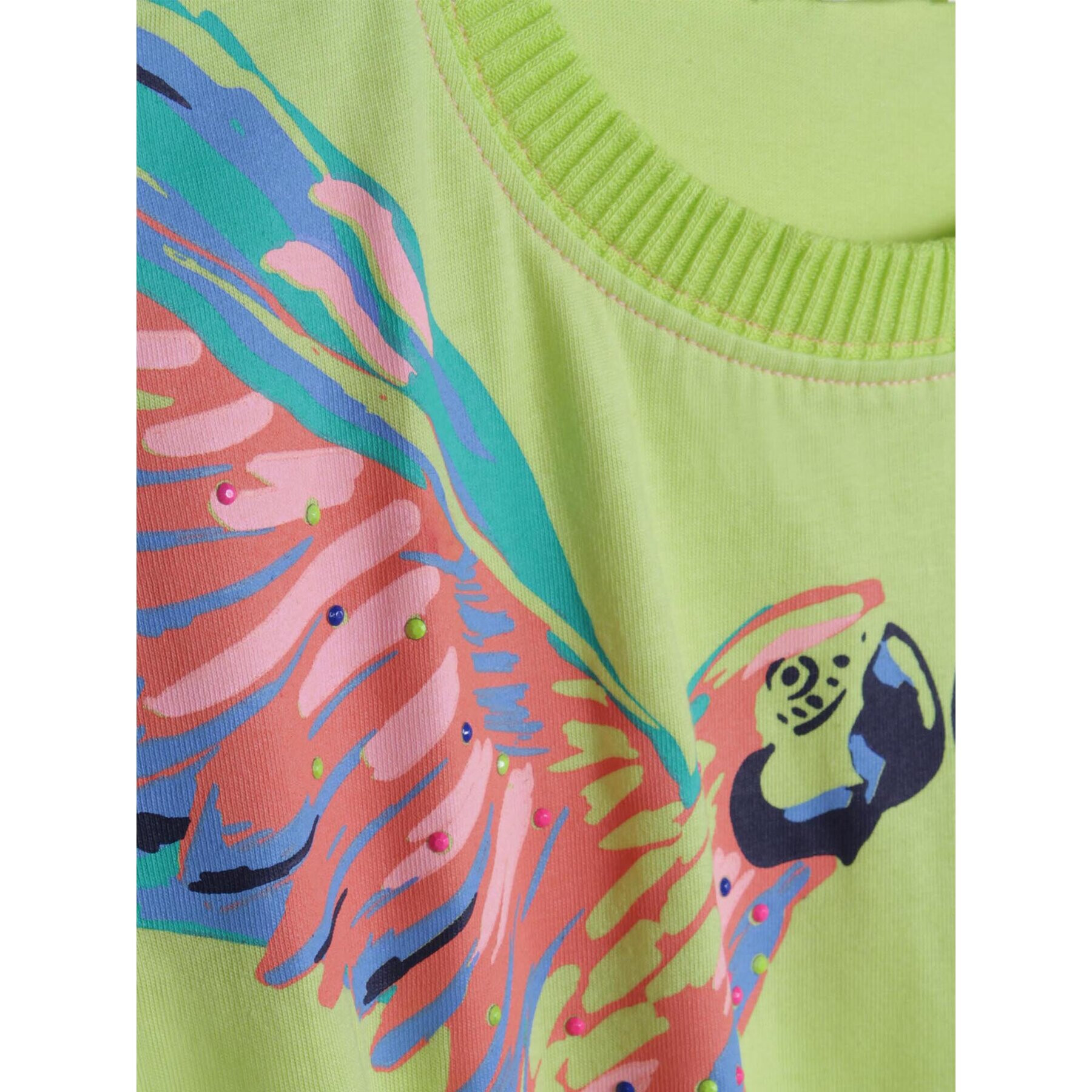 Billieblush Плетена рокля U12807 Жълт Regular Fit - Pepit.bg