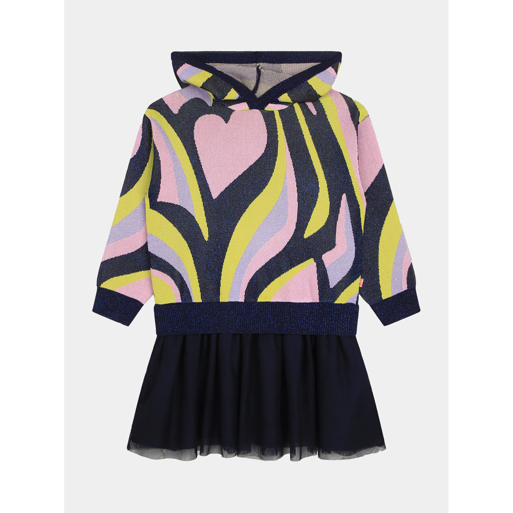 Billieblush Плетена рокля U12841 Цветен Regular Fit - Pepit.bg