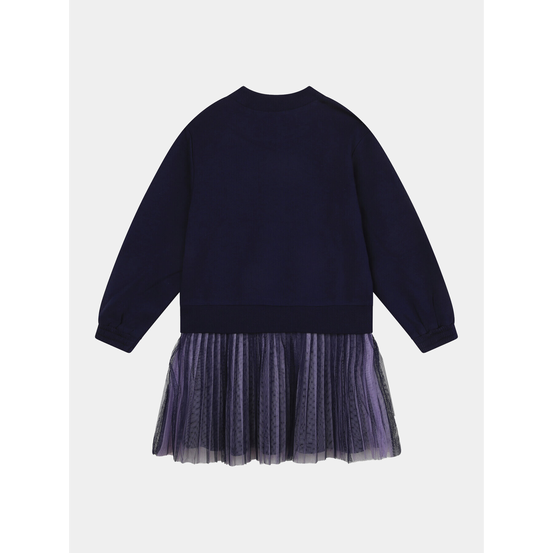 Billieblush Плетена рокля U12855 Тъмносин Regular Fit - Pepit.bg