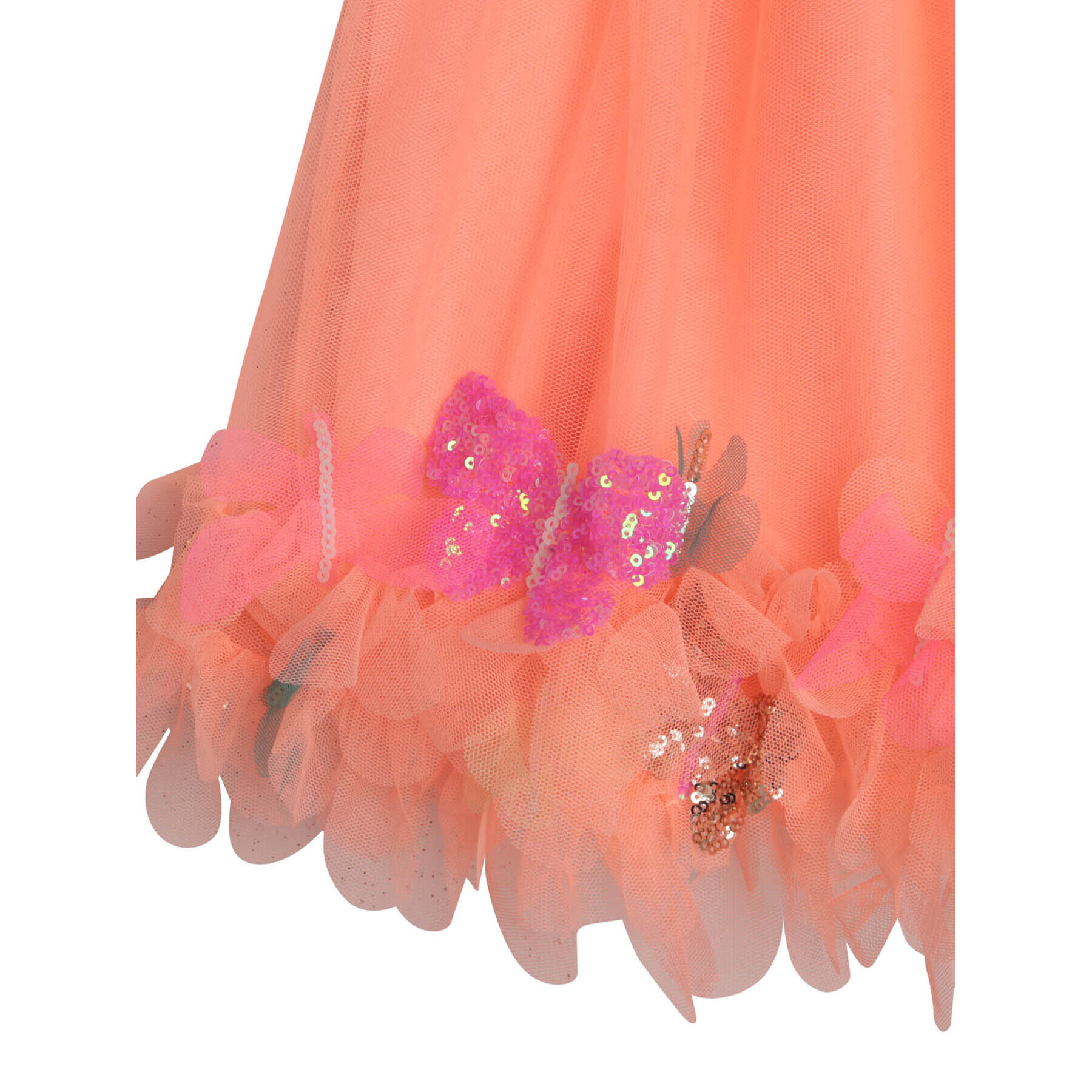 Billieblush пола от тюл U13337 Оранжев Regular Fit - Pepit.bg
