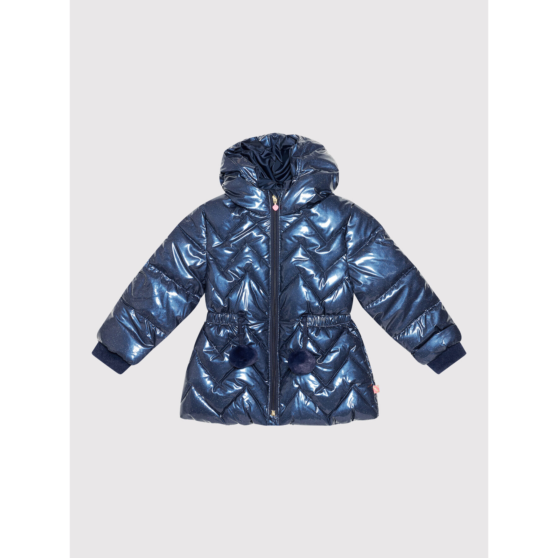 Billieblush Пухено яке U16302 Тъмносин Regular Fit - Pepit.bg