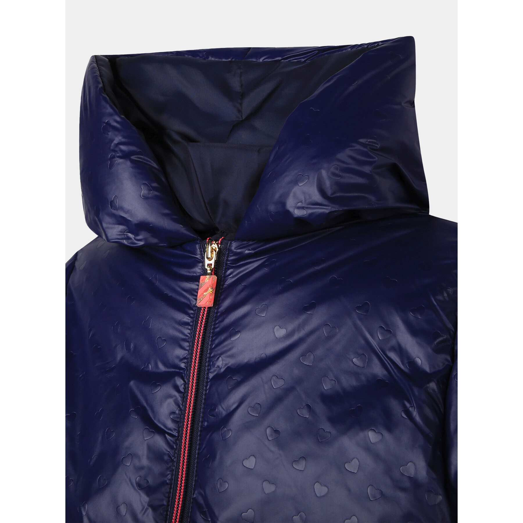 Billieblush Пухено яке U16363 Тъмносин Regular Fit - Pepit.bg