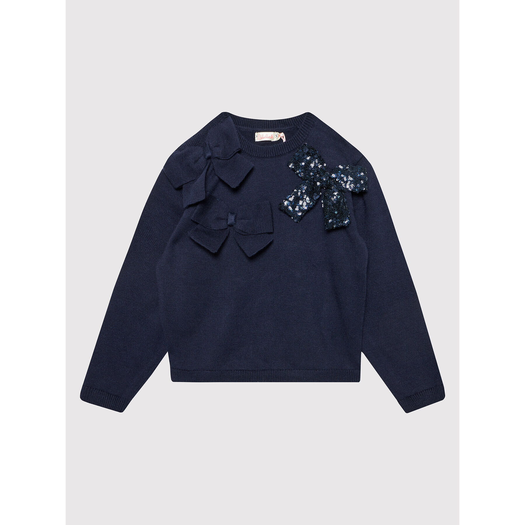 Billieblush Пуловер U15939 Тъмносин Regular Fit - Pepit.bg