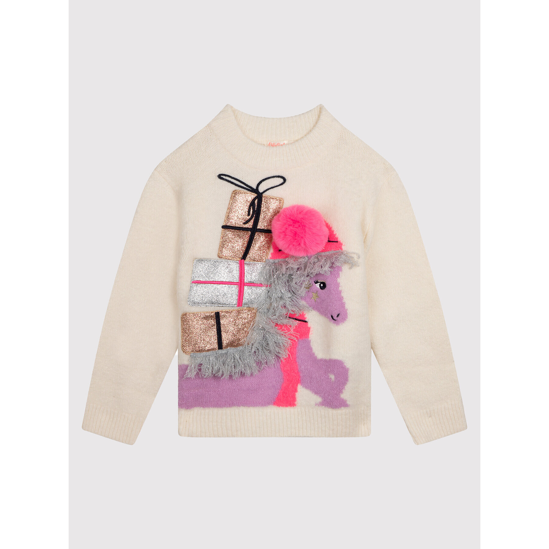 Billieblush Пуловер U15A18 Бежов Regular Fit - Pepit.bg