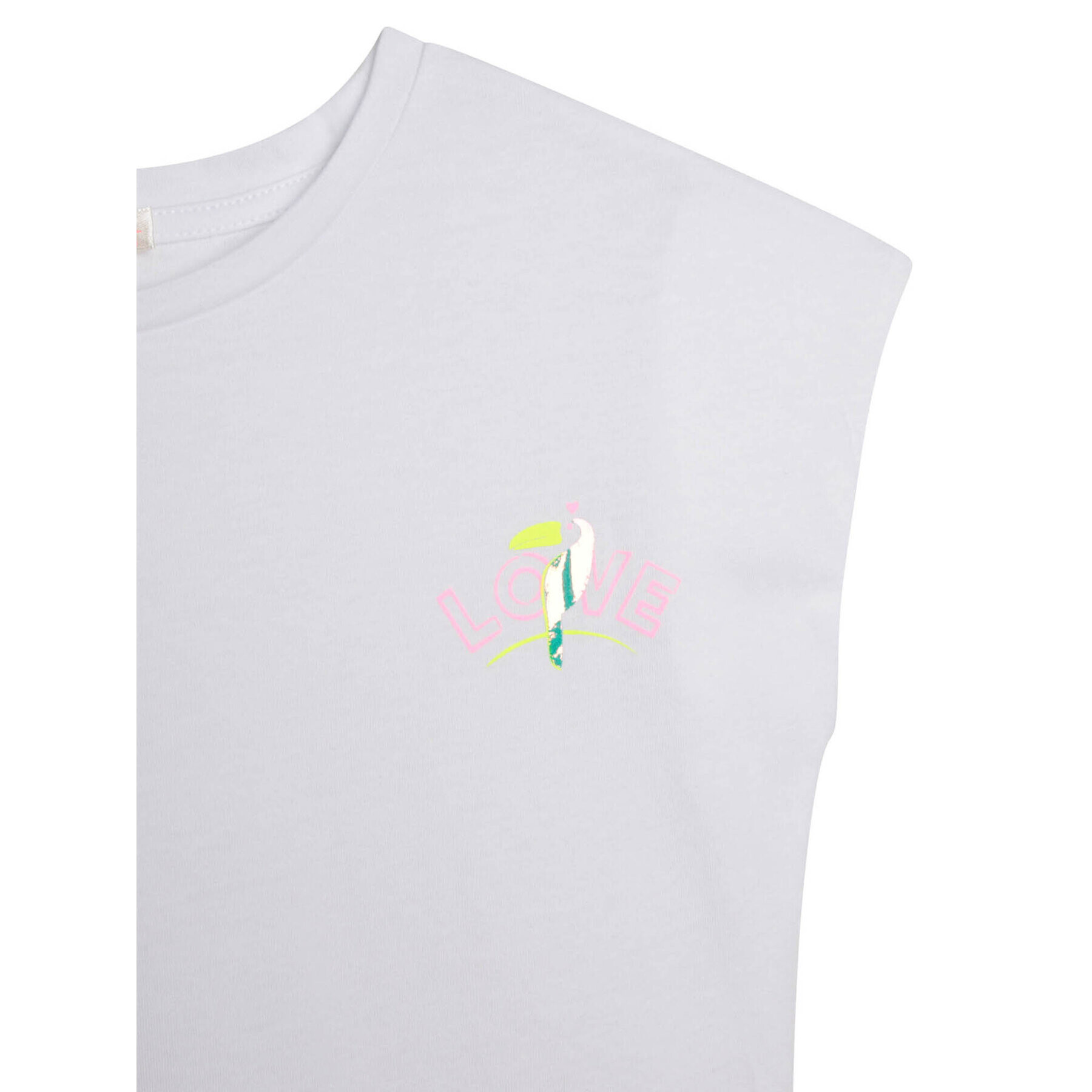 Billieblush Рокля U12799 Бял Regular Fit - Pepit.bg