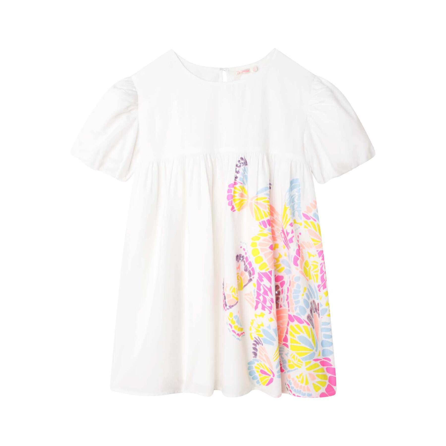 Billieblush Рокля U12817 Бял Regular Fit - Pepit.bg
