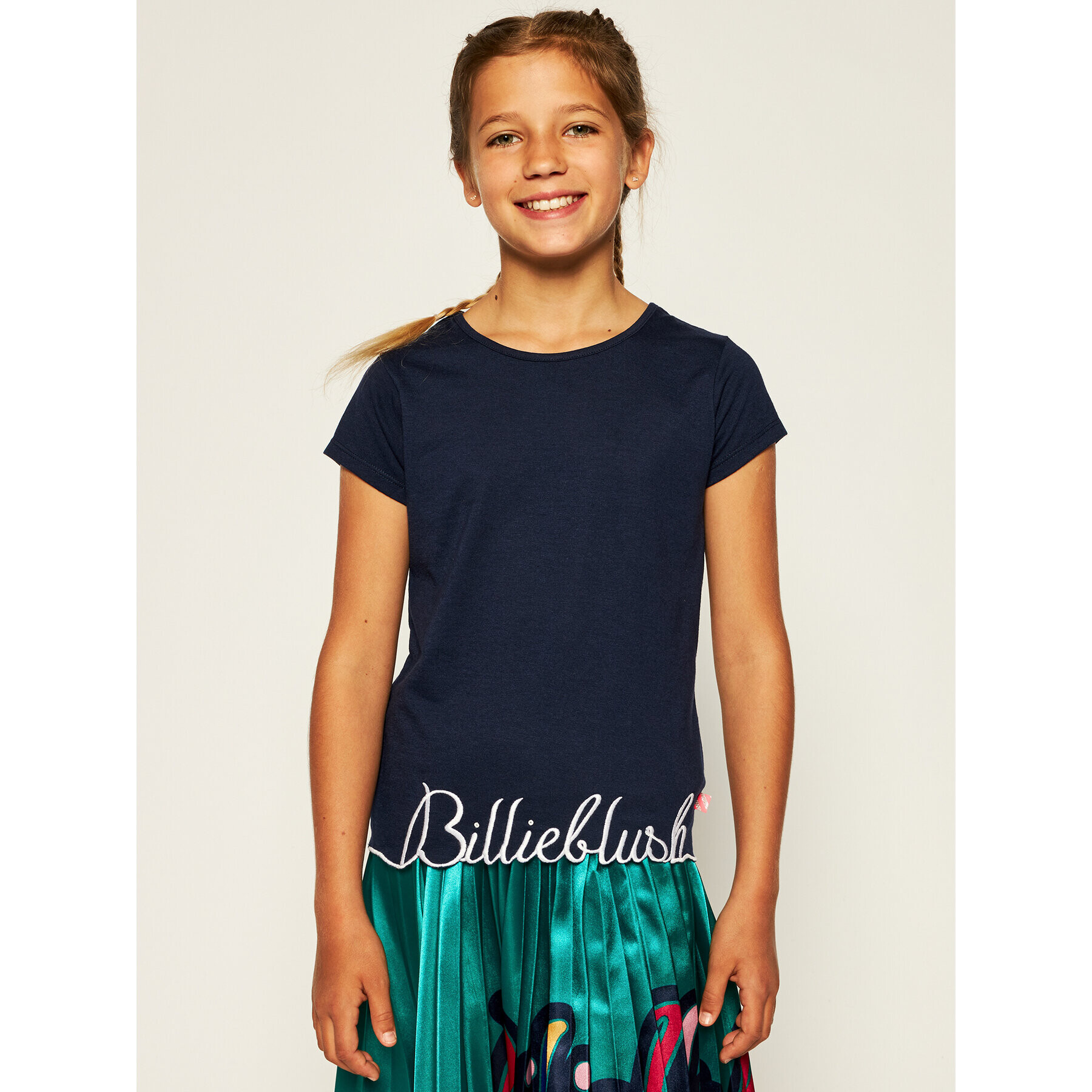 Billieblush Тишърт U15733 Тъмносин Regular Fit - Pepit.bg