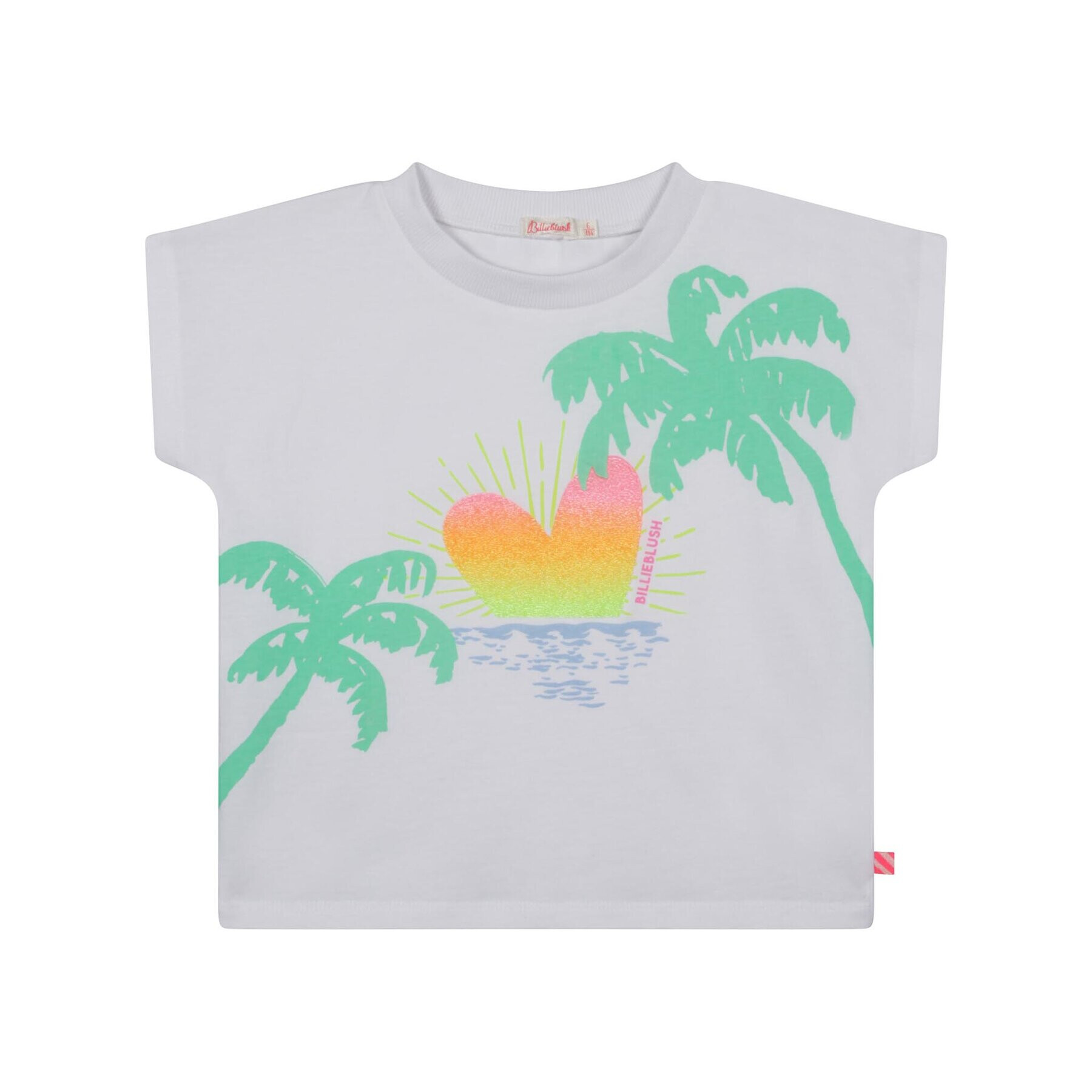 Billieblush Тишърт U15B05 Бял Regular Fit - Pepit.bg