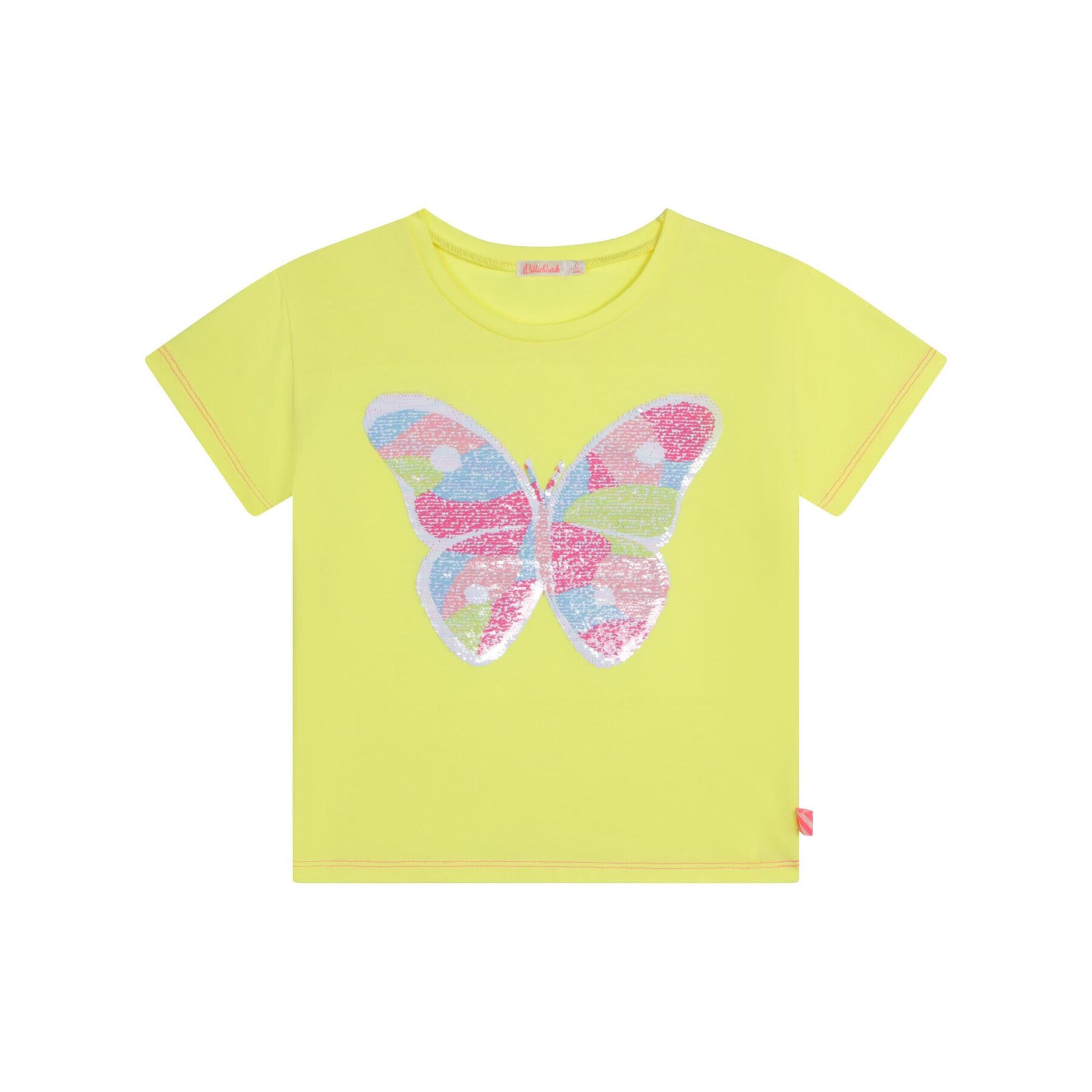 Billieblush Тишърт U15B09 Жълт Regular Fit - Pepit.bg