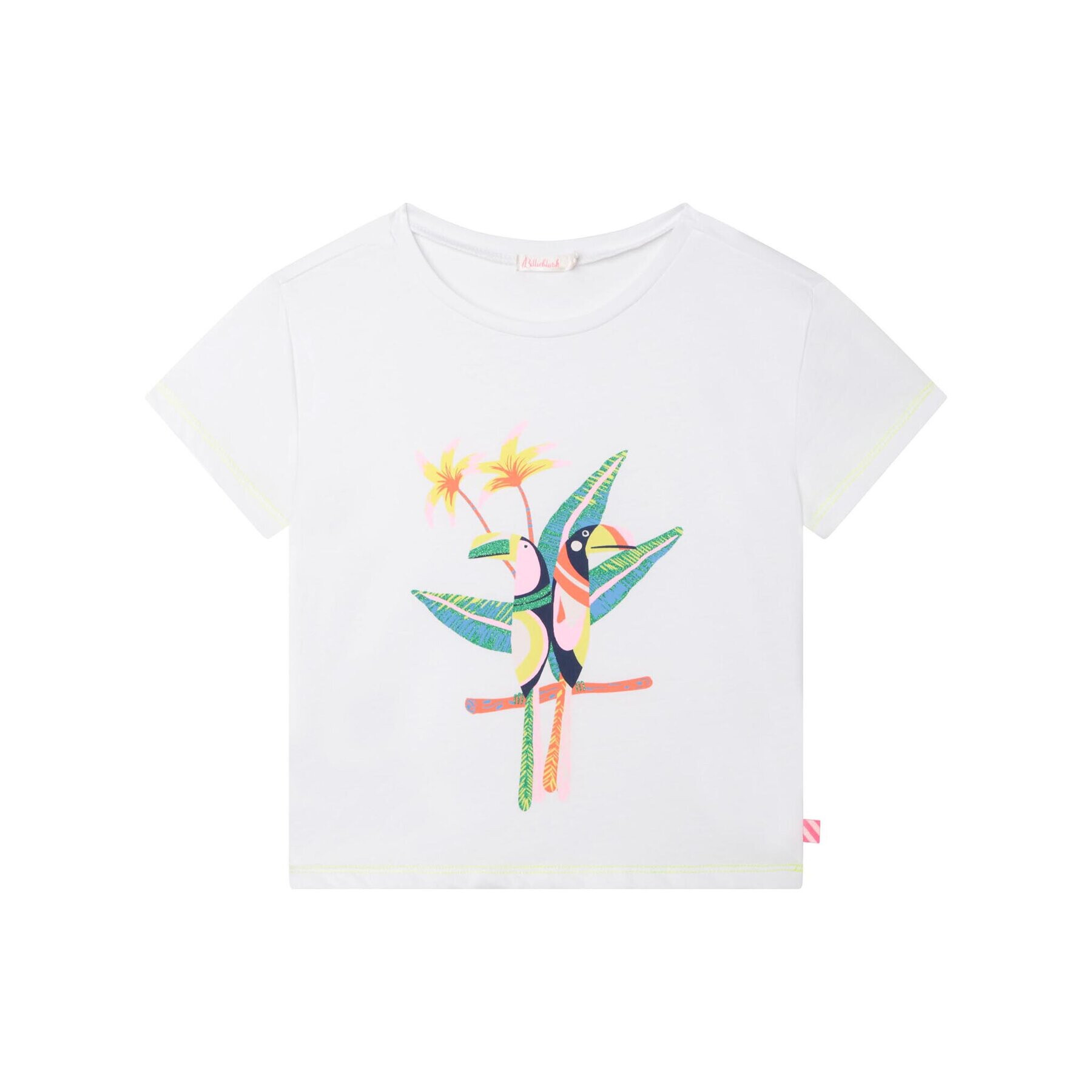 Billieblush Тишърт U15B25 Бял Regular Fit - Pepit.bg