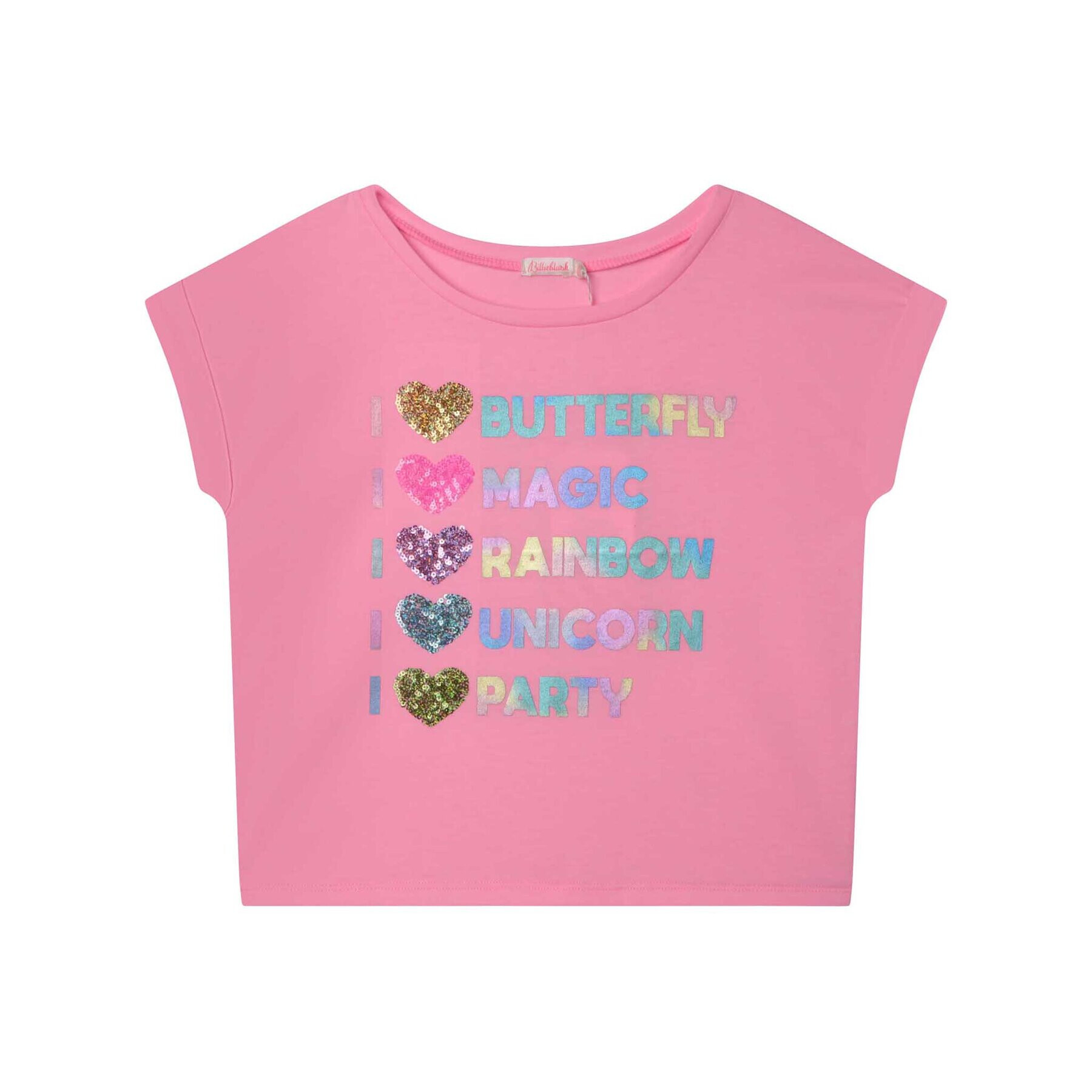 Billieblush Тишърт U15B48 Розов Regular Fit - Pepit.bg