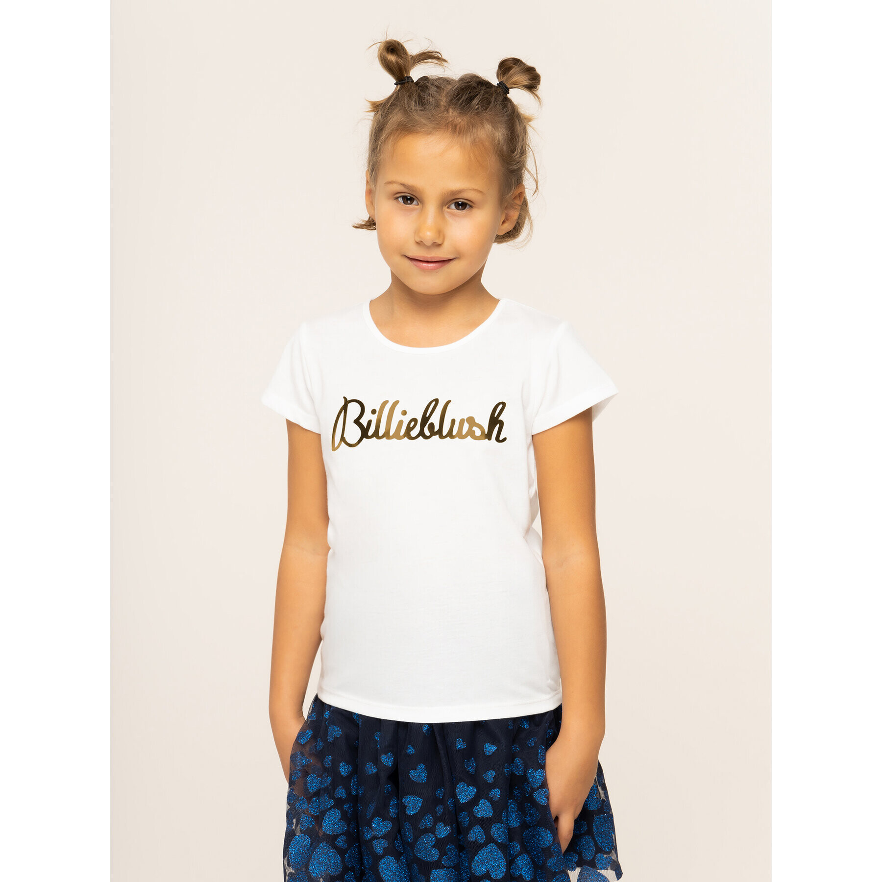 Billieblush Тишърт U15P02 Бял Regular Fit - Pepit.bg