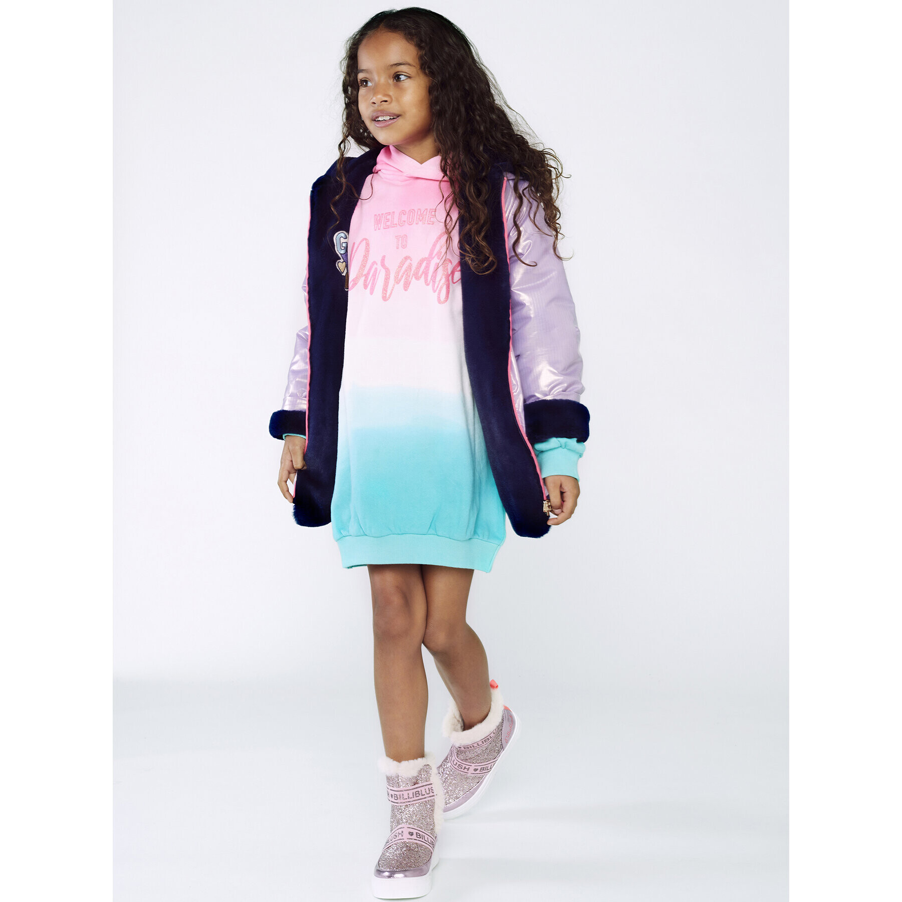 Billieblush Зимно яке U16325 Цветен Regular Fit - Pepit.bg