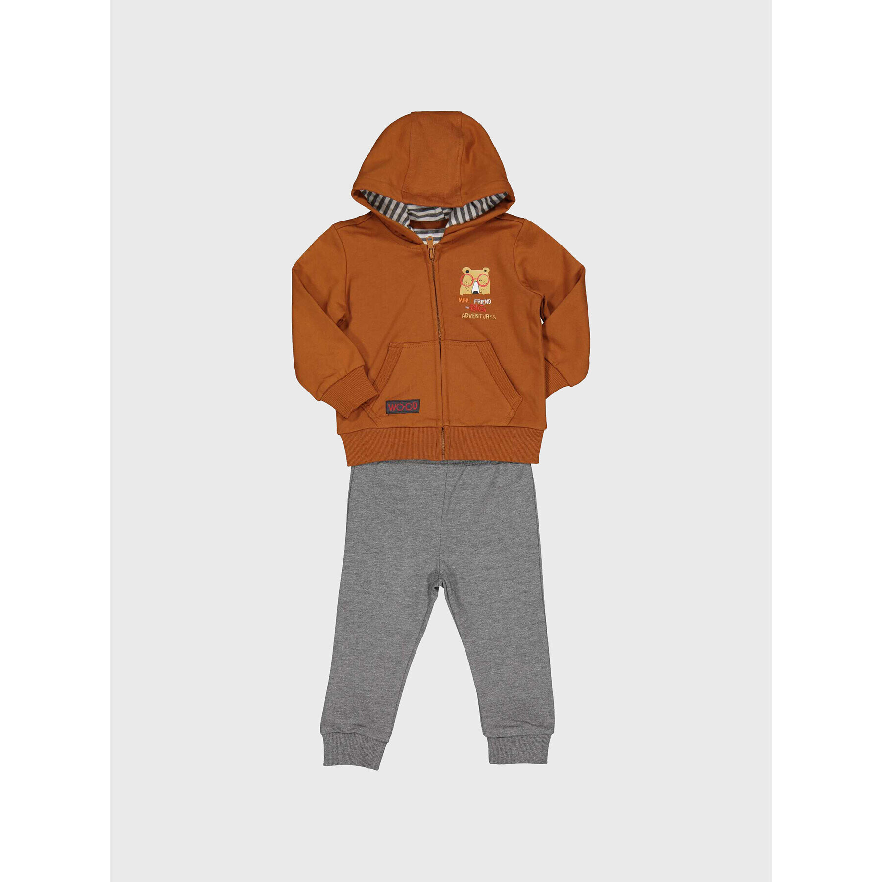 Birba Trybeyond Анцуг 999 59006 01 Кафяв Regular Fit - Pepit.bg