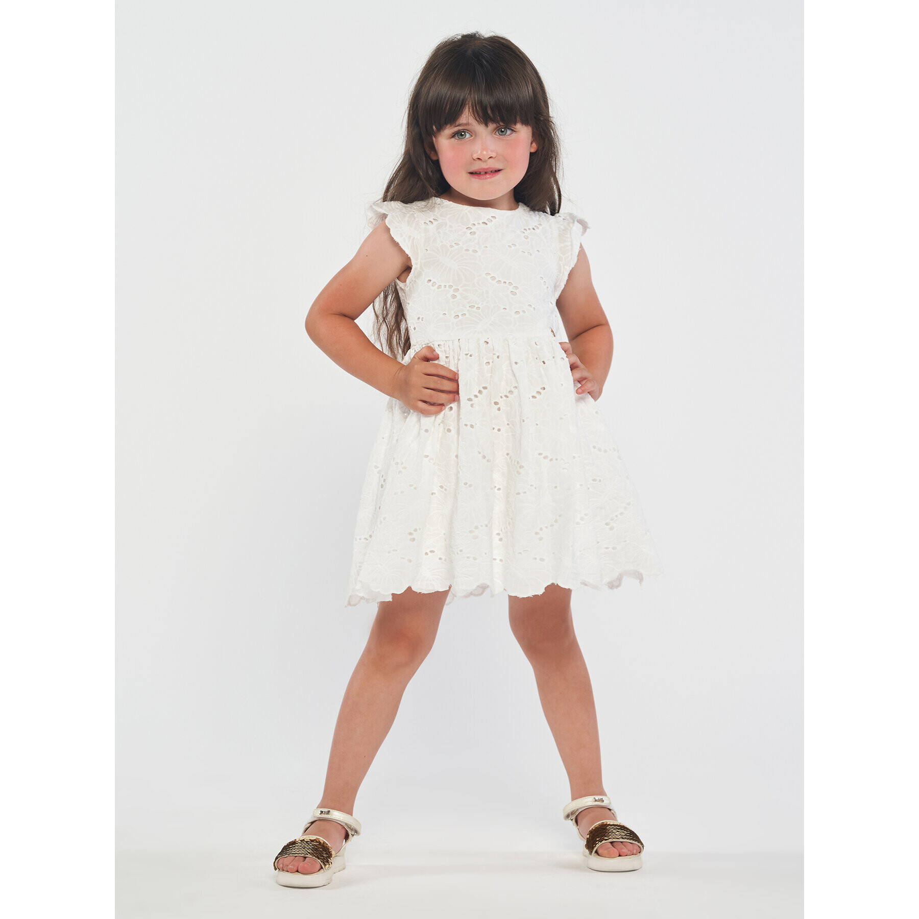 Birba Trybeyond Ежедневна рокля 999 65591 00 D Бял Regular Fit - Pepit.bg